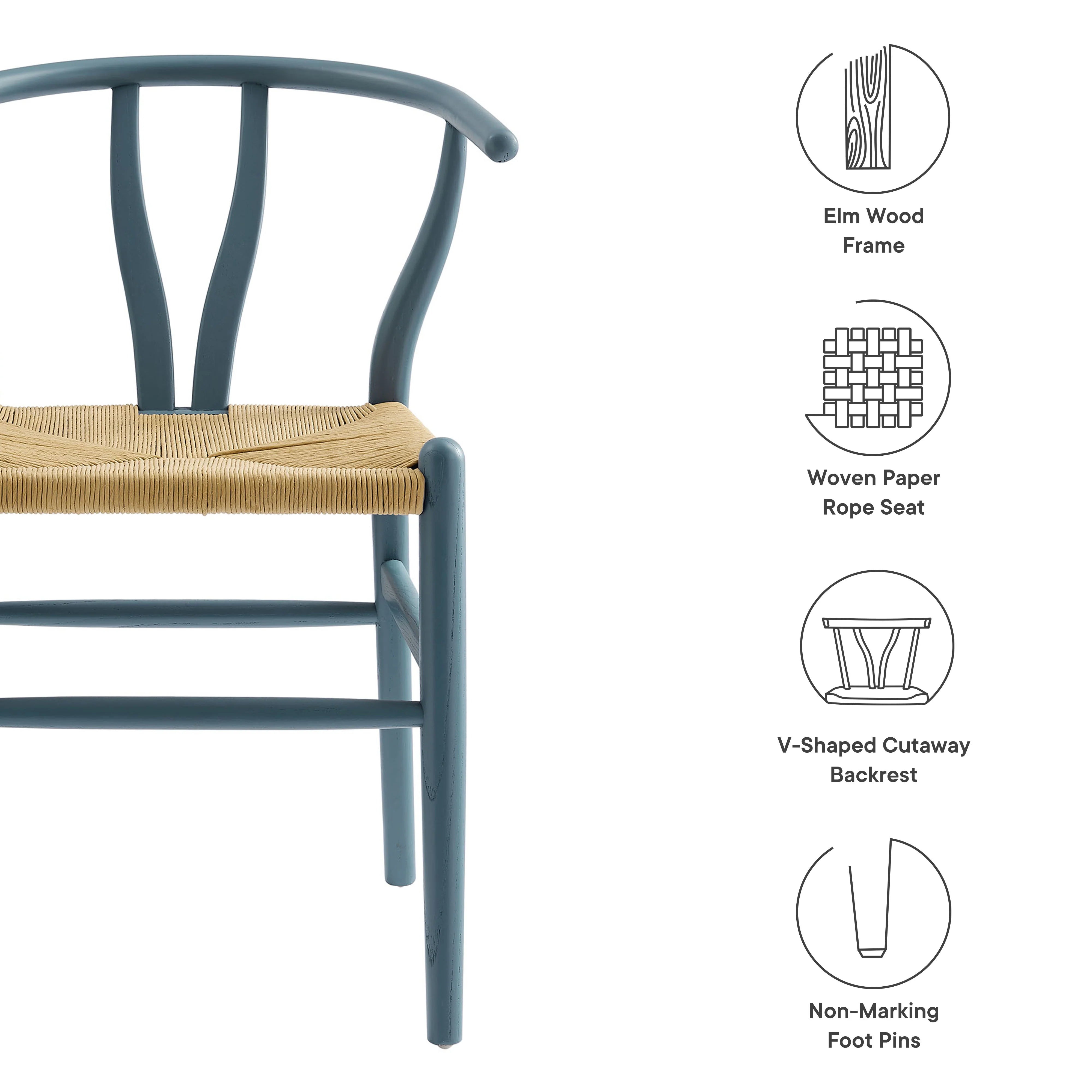 Amish Wood Dining Accent Chair