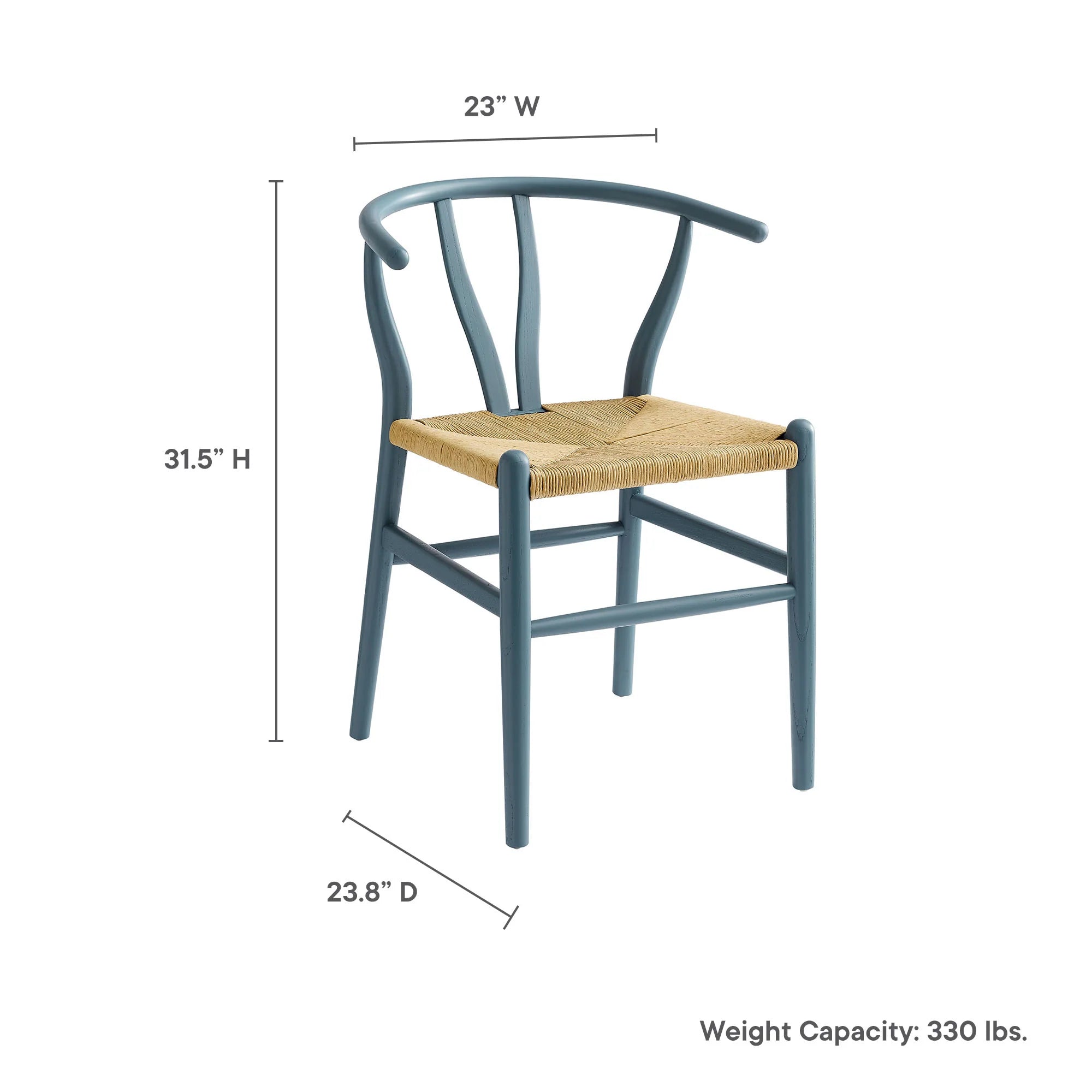 Amish Wood Dining Accent Chair