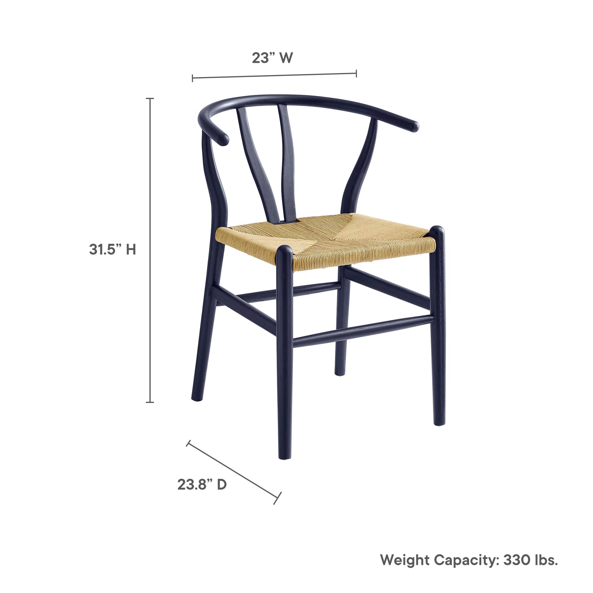 Amish Wood Dining Accent Chair