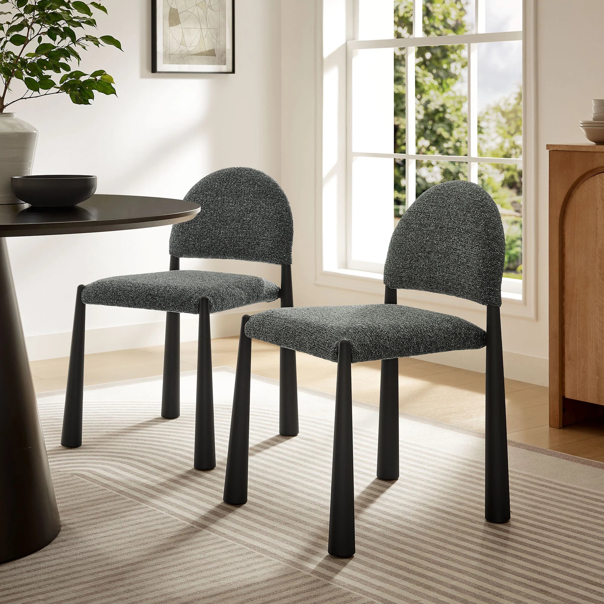 Hayley Upholstered Fabric Dining Side Chair