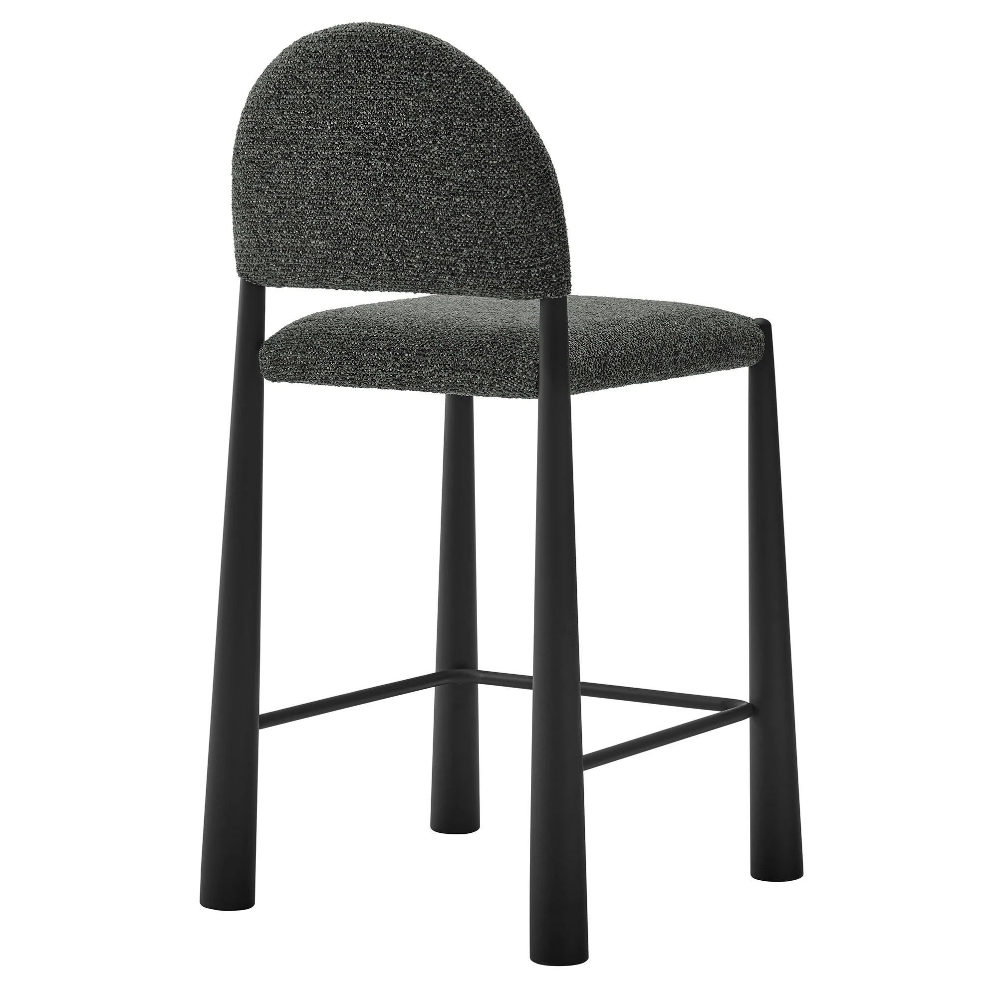 Hayley Upholstered Fabric Counter Stool