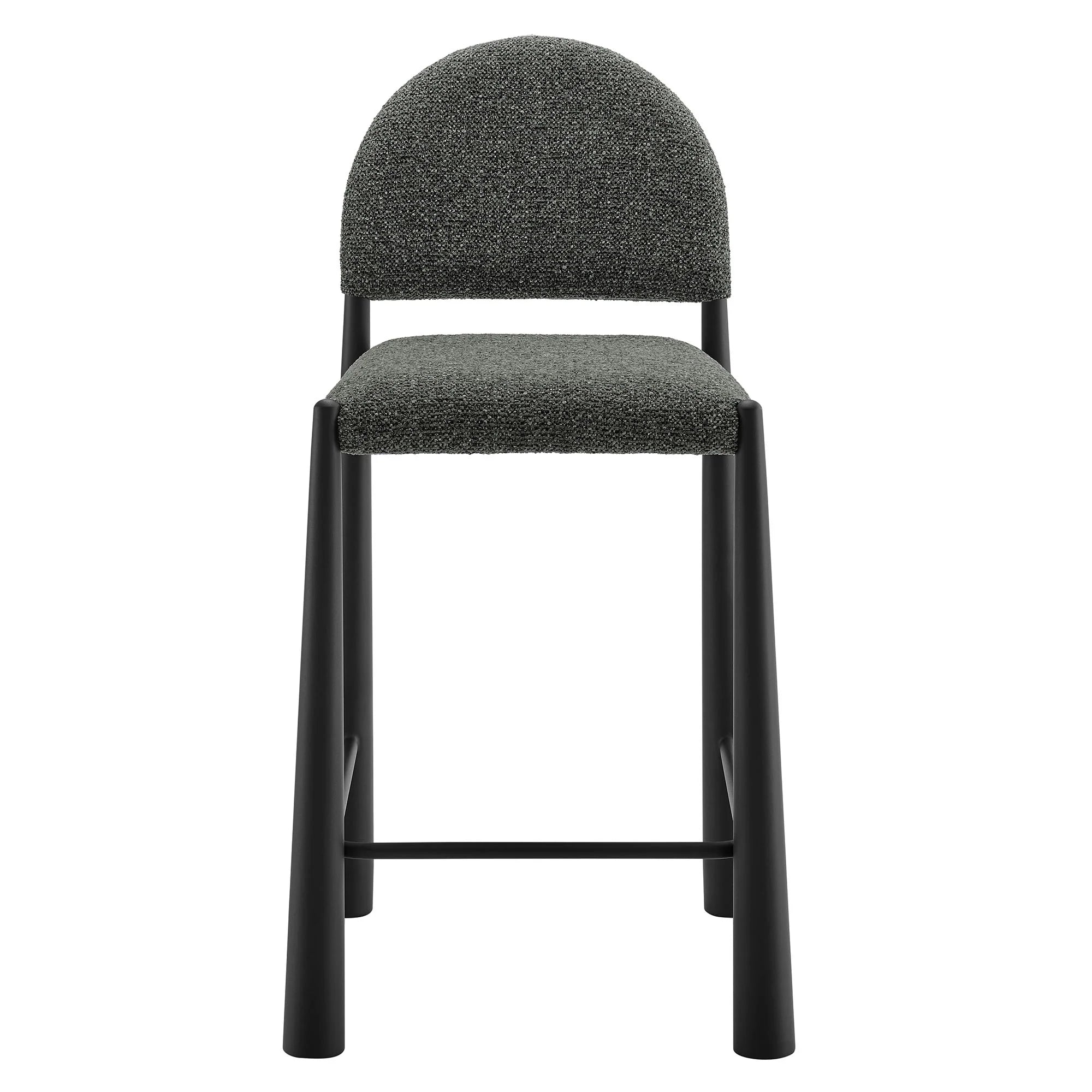 Hayley Upholstered Fabric Counter Stool