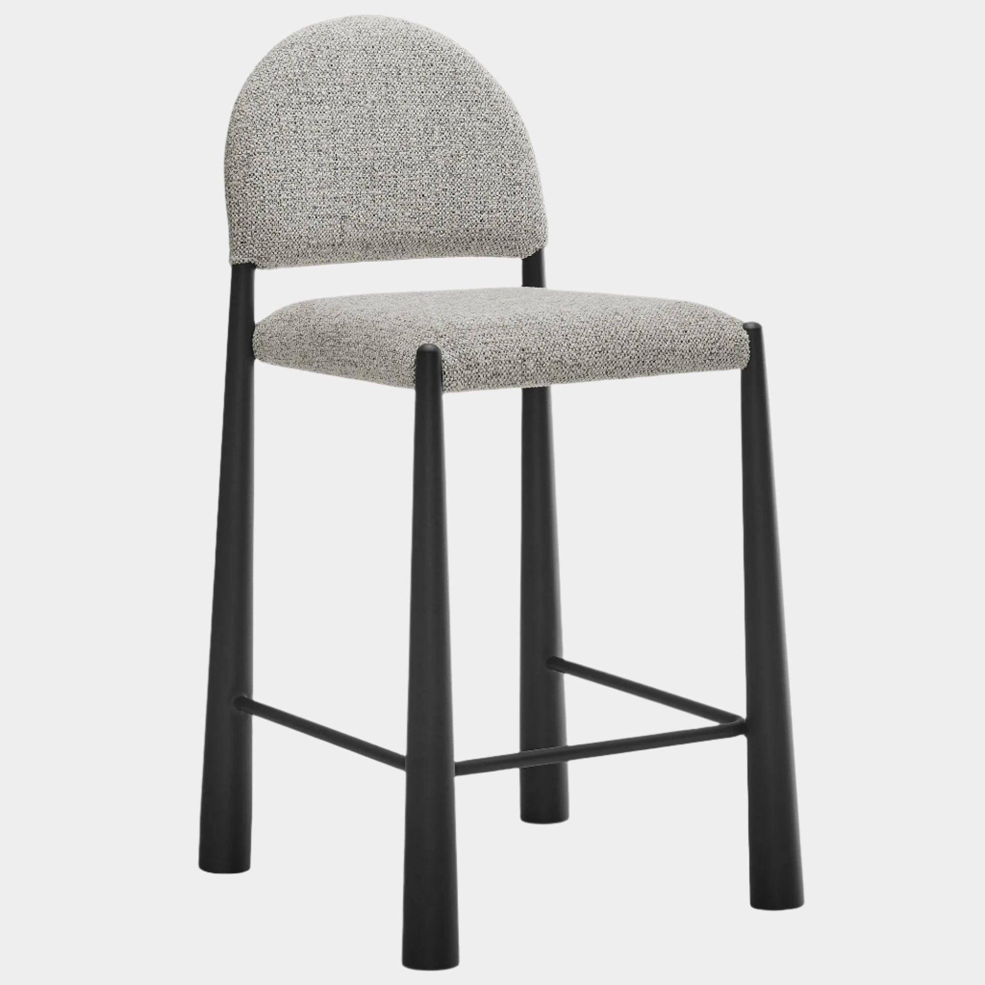 Hayley Upholstered Fabric Counter Stool