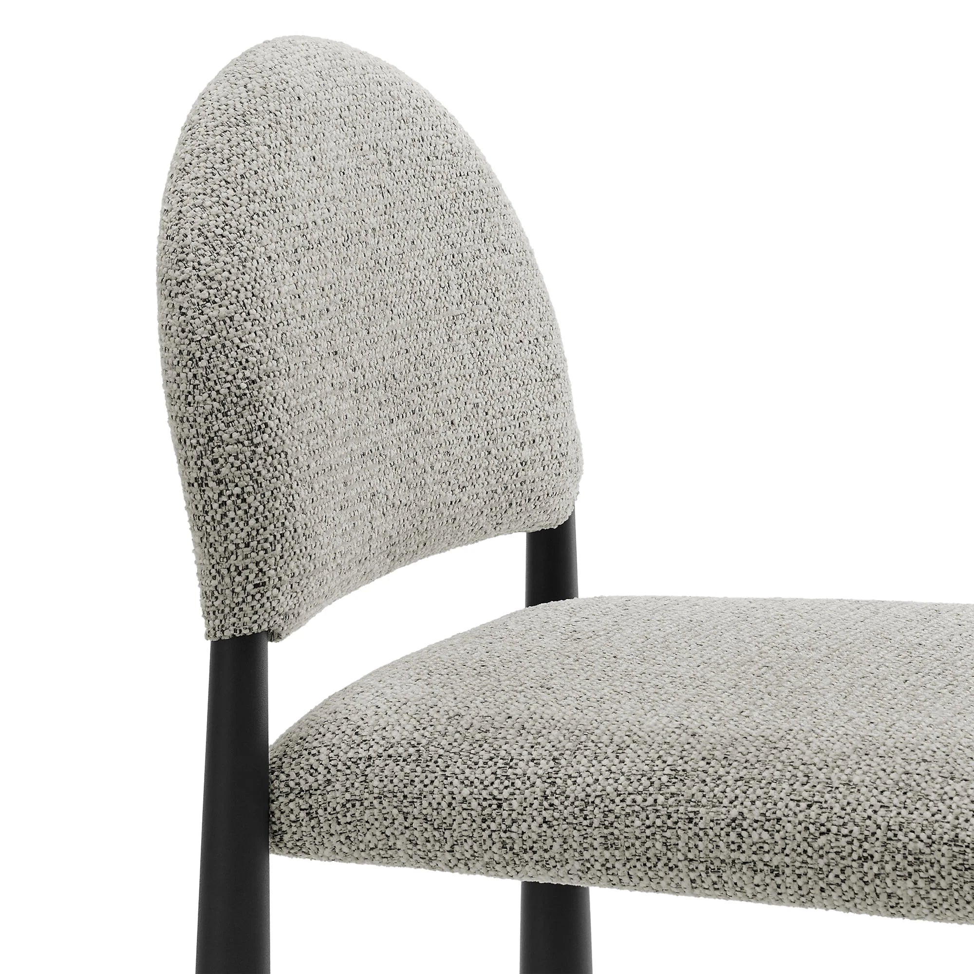 Hayley Upholstered Fabric Counter Stool