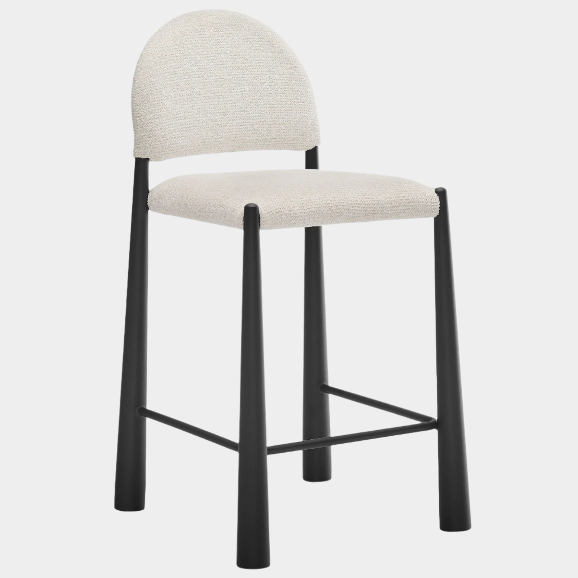 Hayley Upholstered Fabric Counter Stool