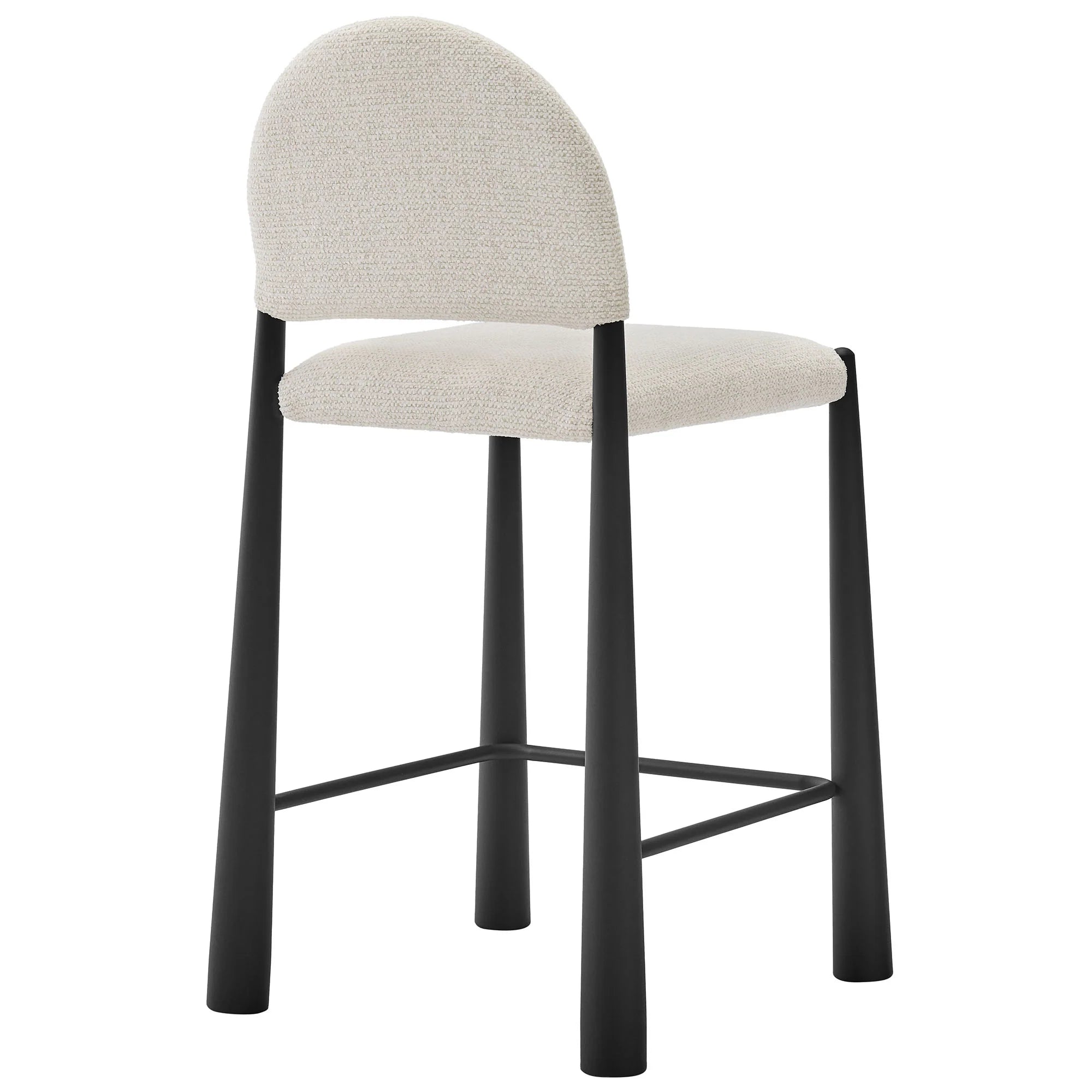 Hayley Upholstered Fabric Counter Stool