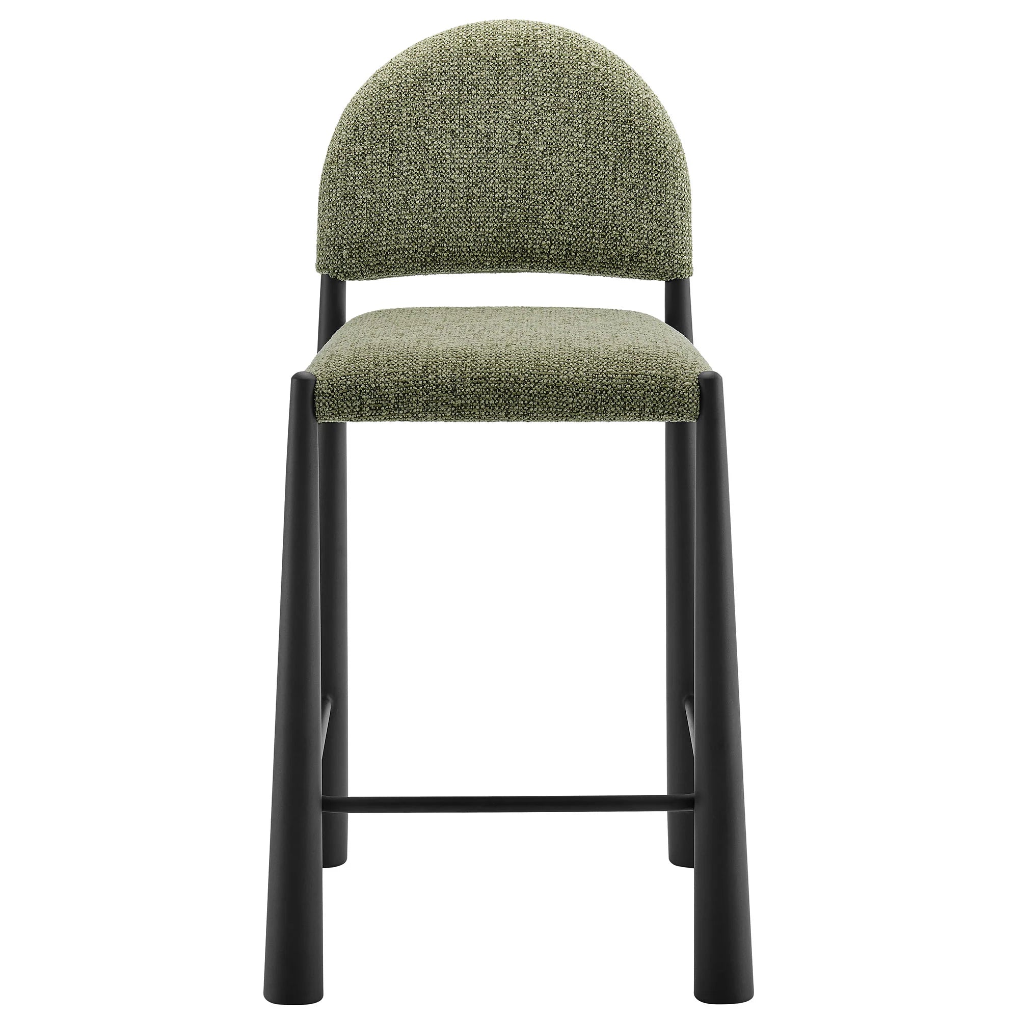 Hayley Upholstered Fabric Counter Stool