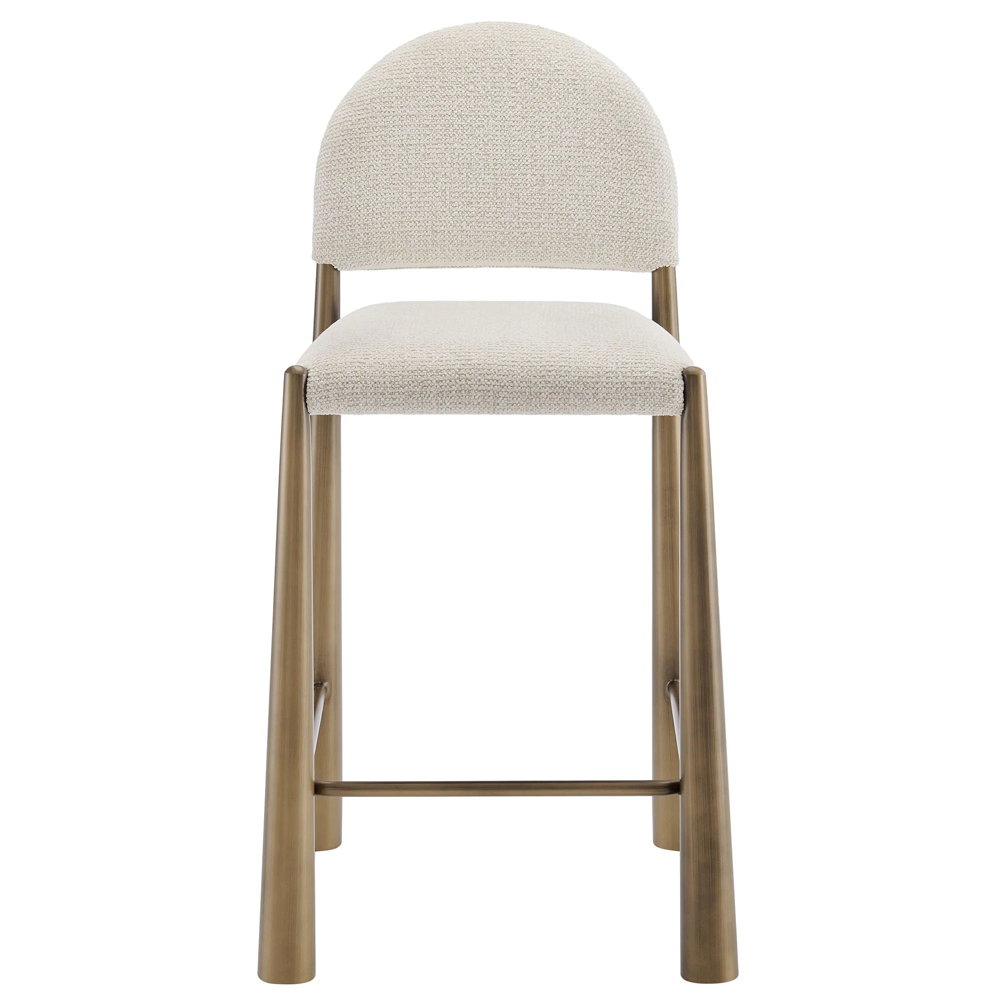 Hayley Upholstered Fabric Counter Stool