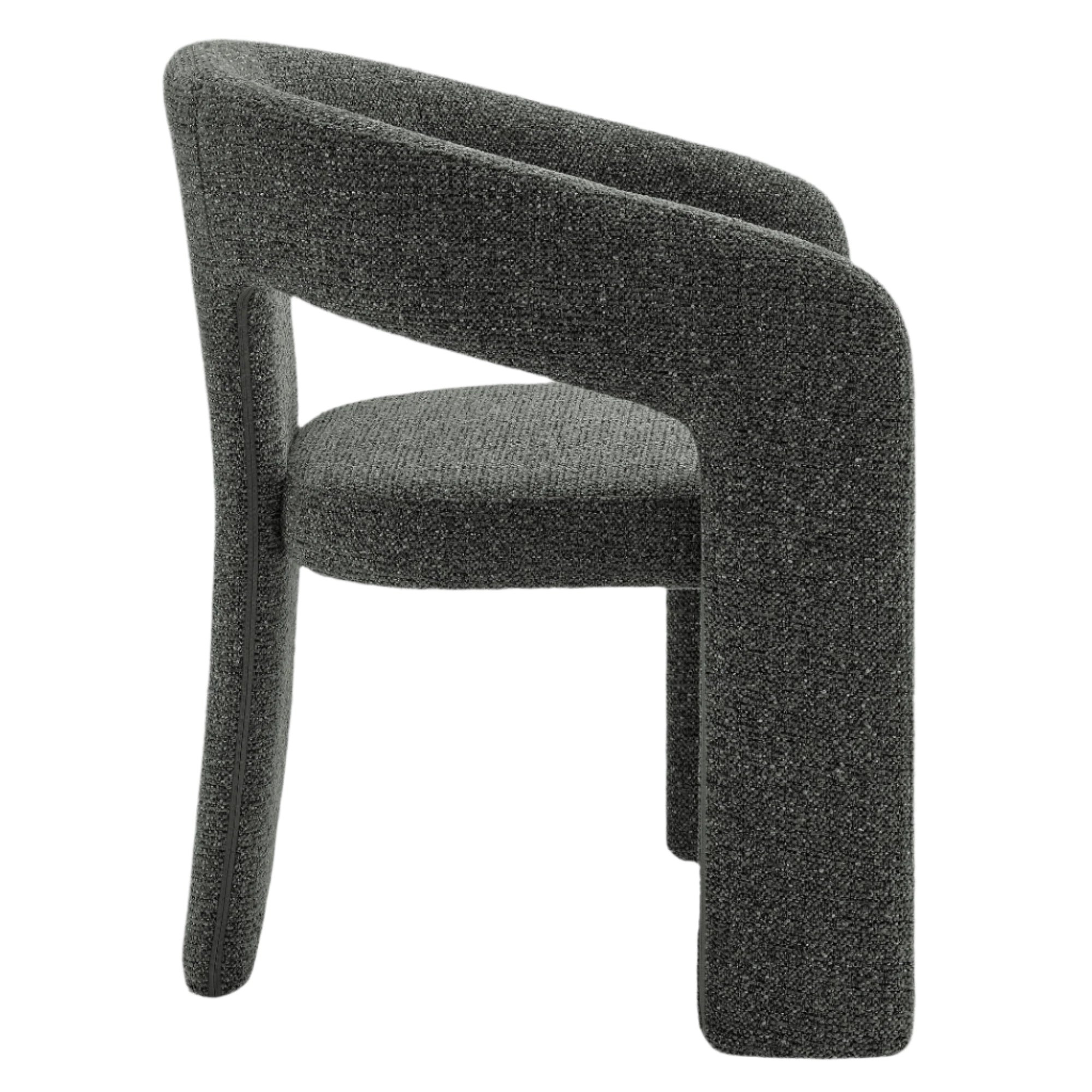 Oslo Barrel Fabric Upholstered Dining Accent Chair