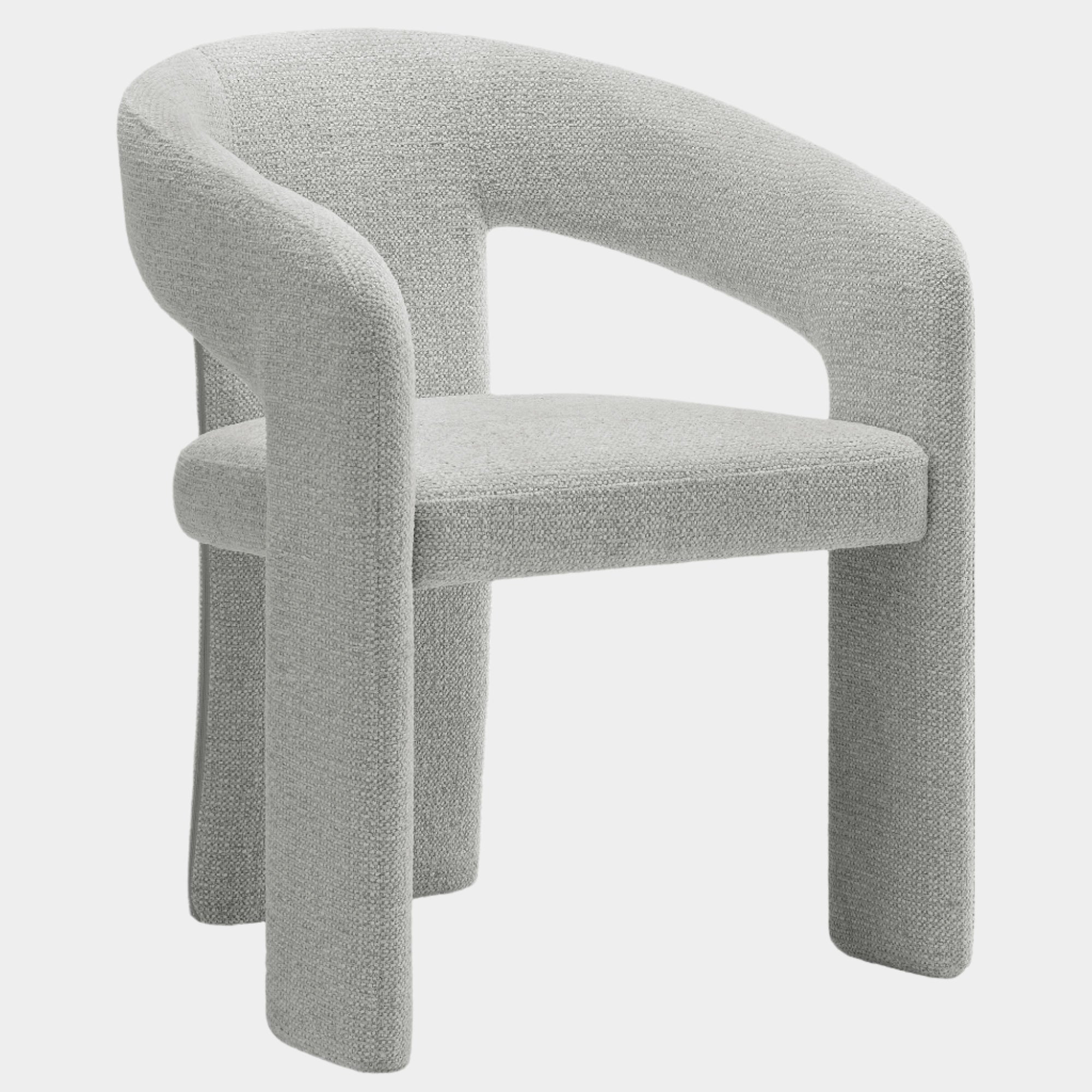 Oslo Barrel Fabric Upholstered Dining Accent Chair