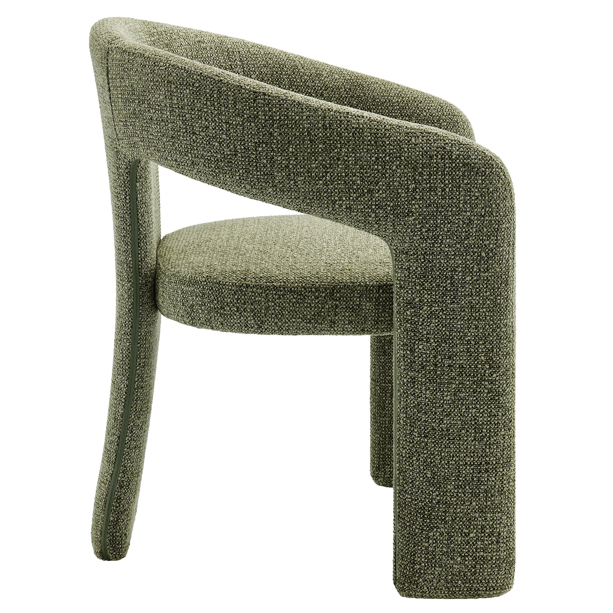 Oslo Barrel Fabric Upholstered Dining Accent Chair