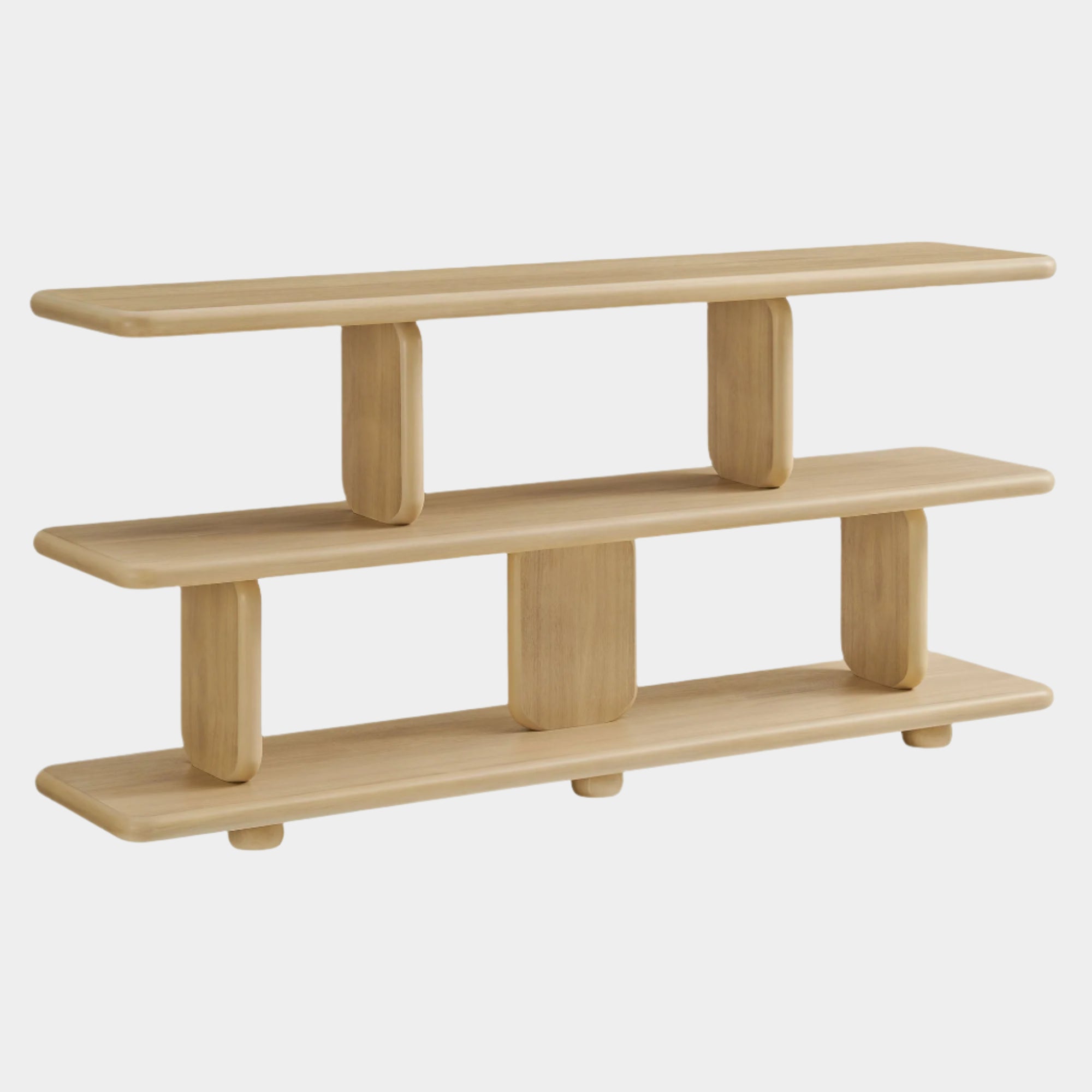 Lyle Sculptural 2-Tier Bookshelf