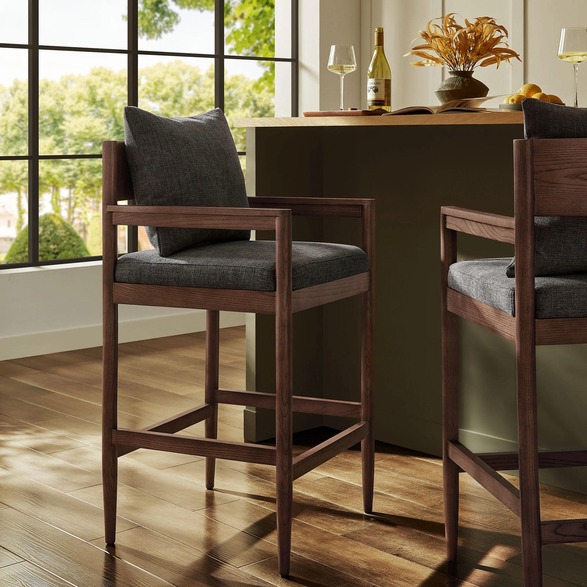 Remington Wood Bar Stool