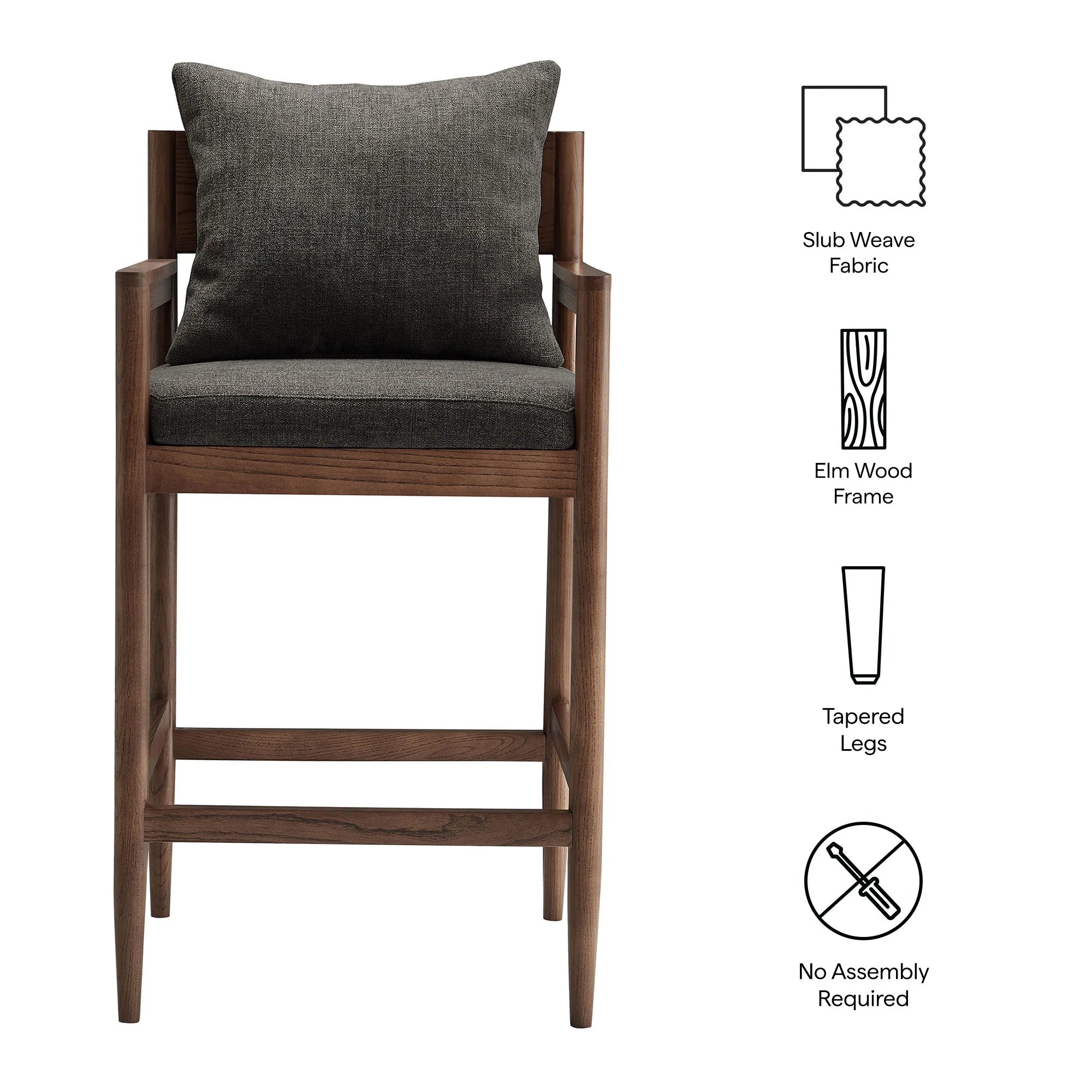 Remington Wood Bar Stool