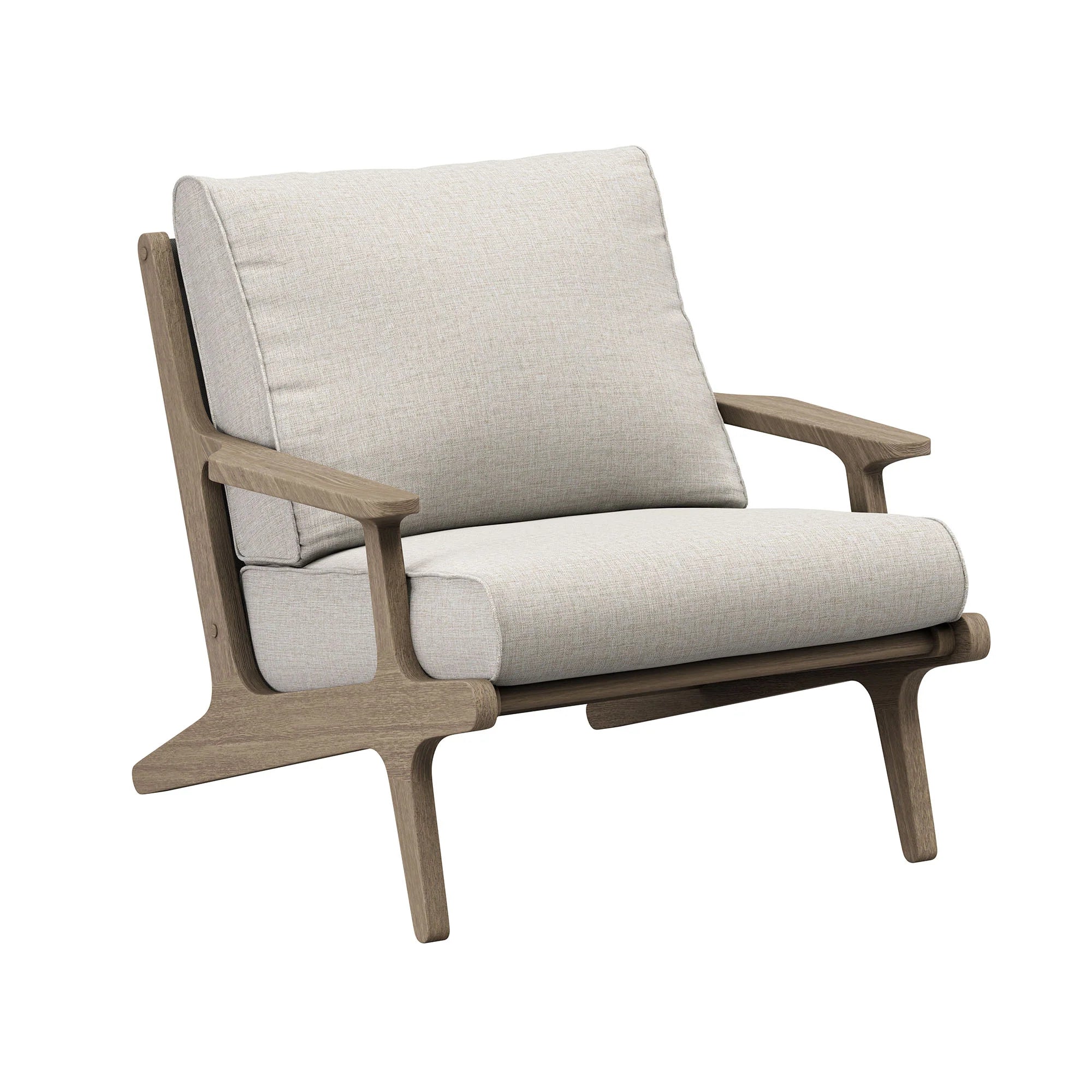 Saratoga 3-Piece Outdoor Teak Wood Furniture Set with Lounge Chairs and Side Table