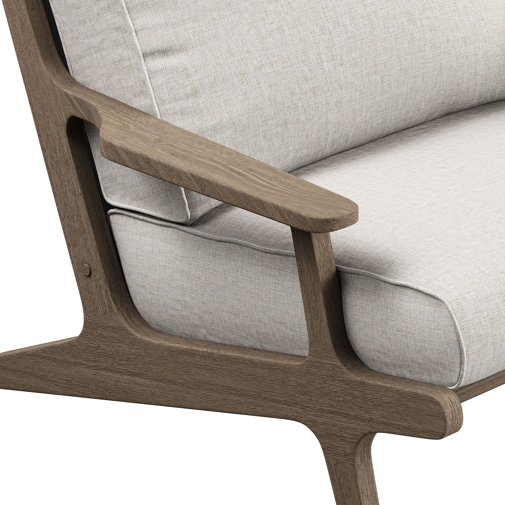 Saratoga 3-Piece Outdoor Teak Wood Furniture Set with Lounge Chairs and Side Table