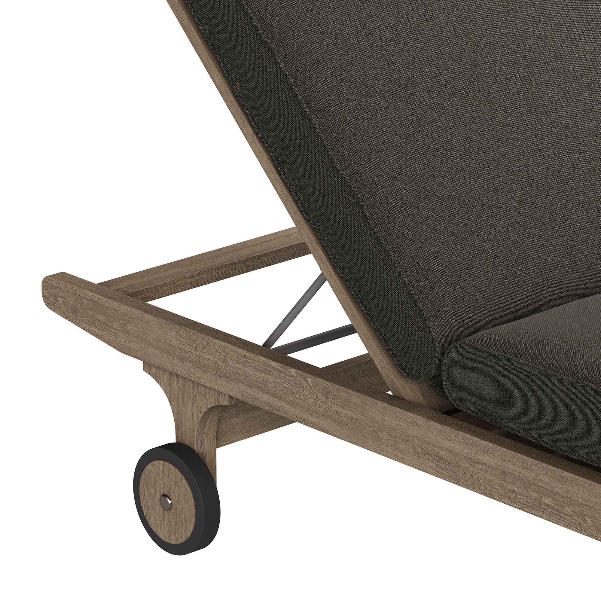 Saratoga Outdoor Teak Chaise Lounge Chair