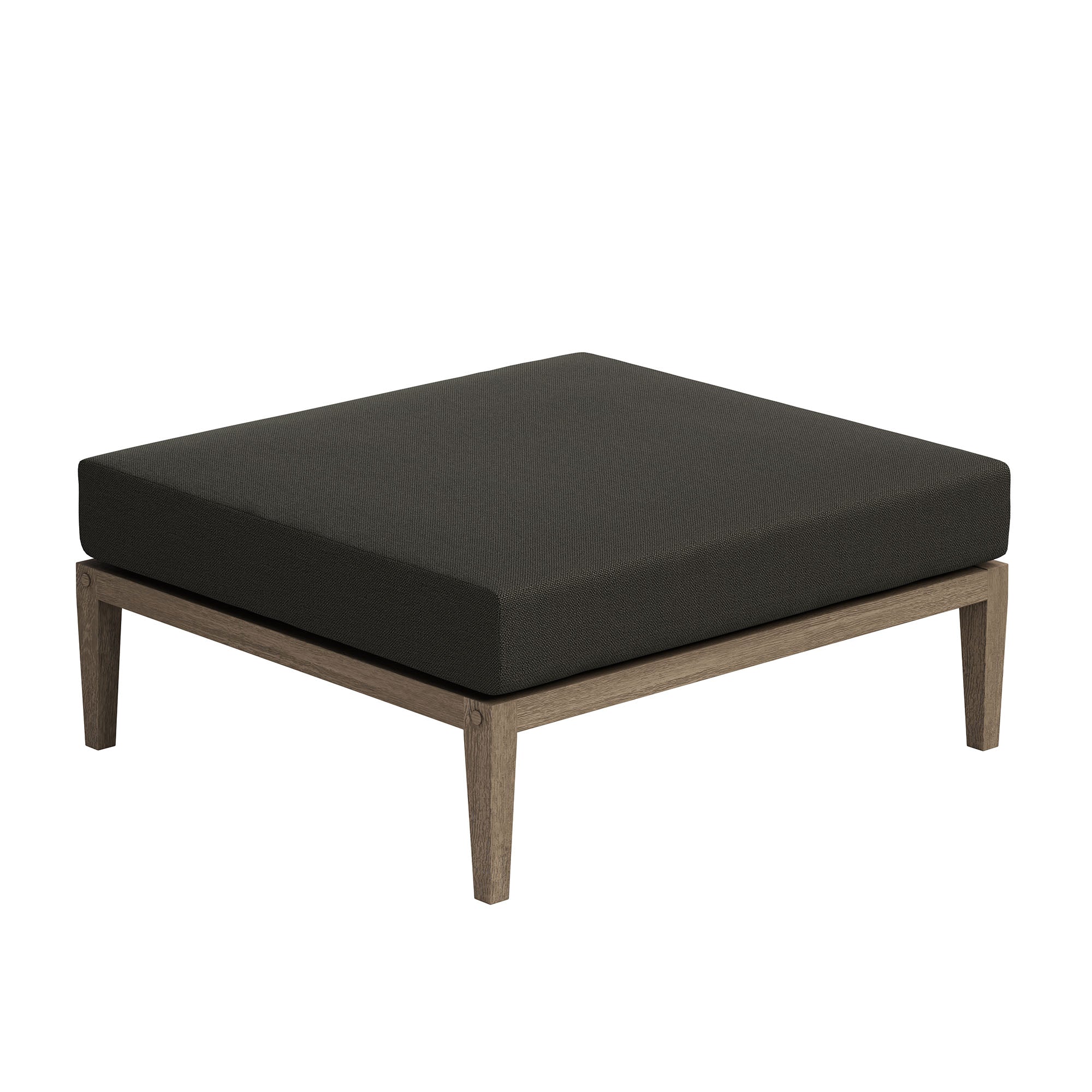 Northlake Outdoor Teak Wood Loveseat and Ottoman Set