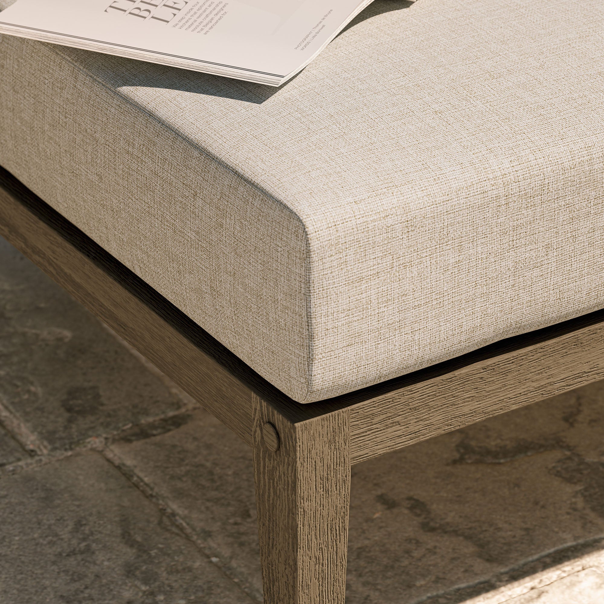 Northlake Outdoor Teak Ottoman