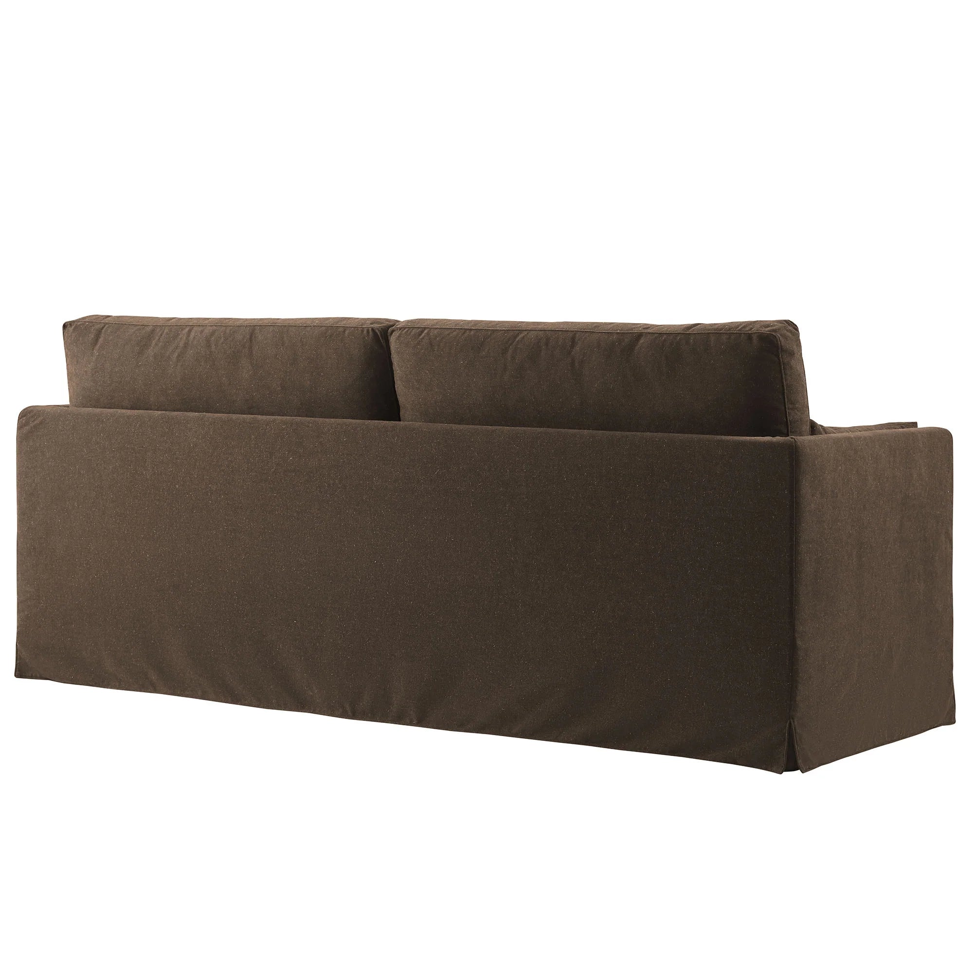 Chaise sans accoudoirs rembourrée en duvet Commix