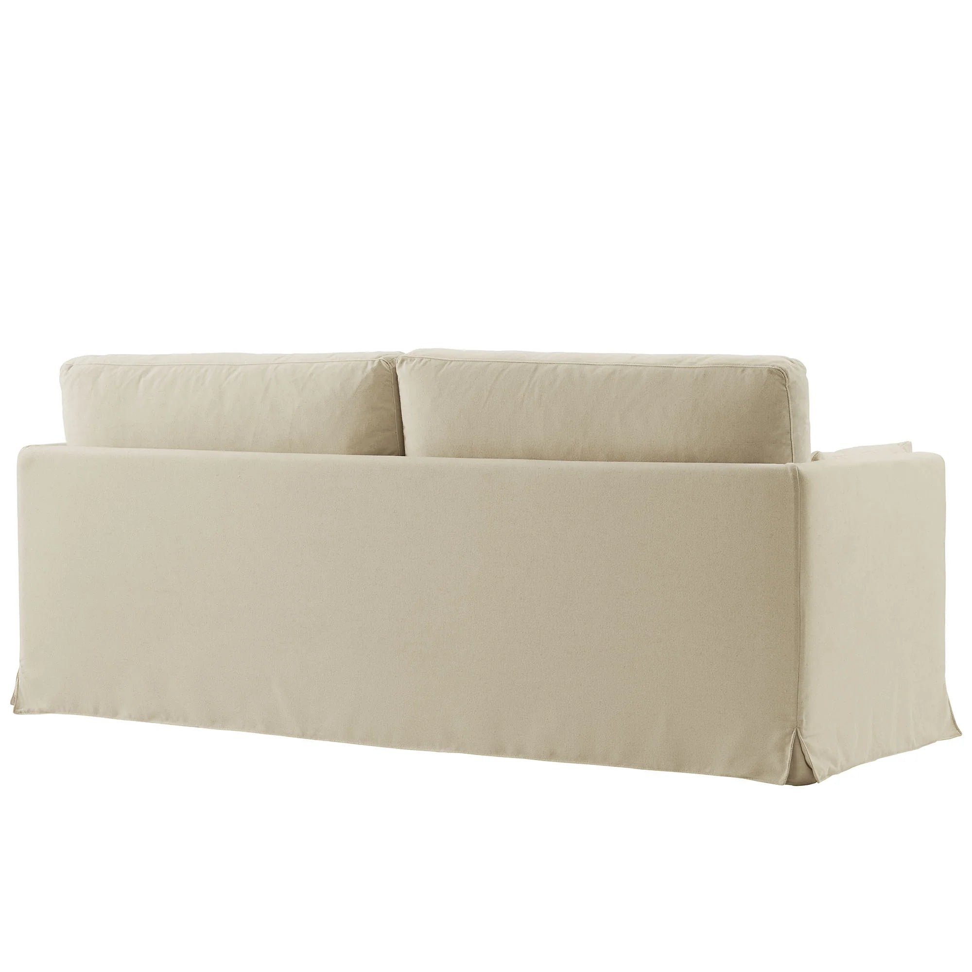 Chaise sans accoudoirs rembourrée en duvet Commix