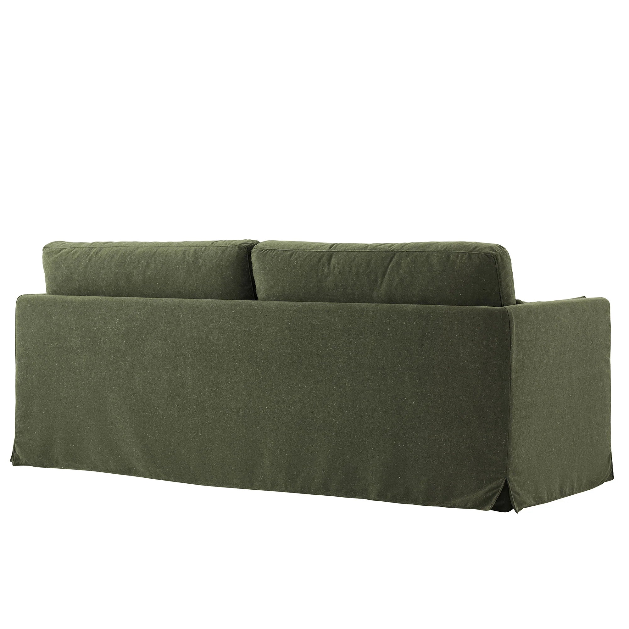 Chaise sans accoudoirs rembourrée en duvet Commix