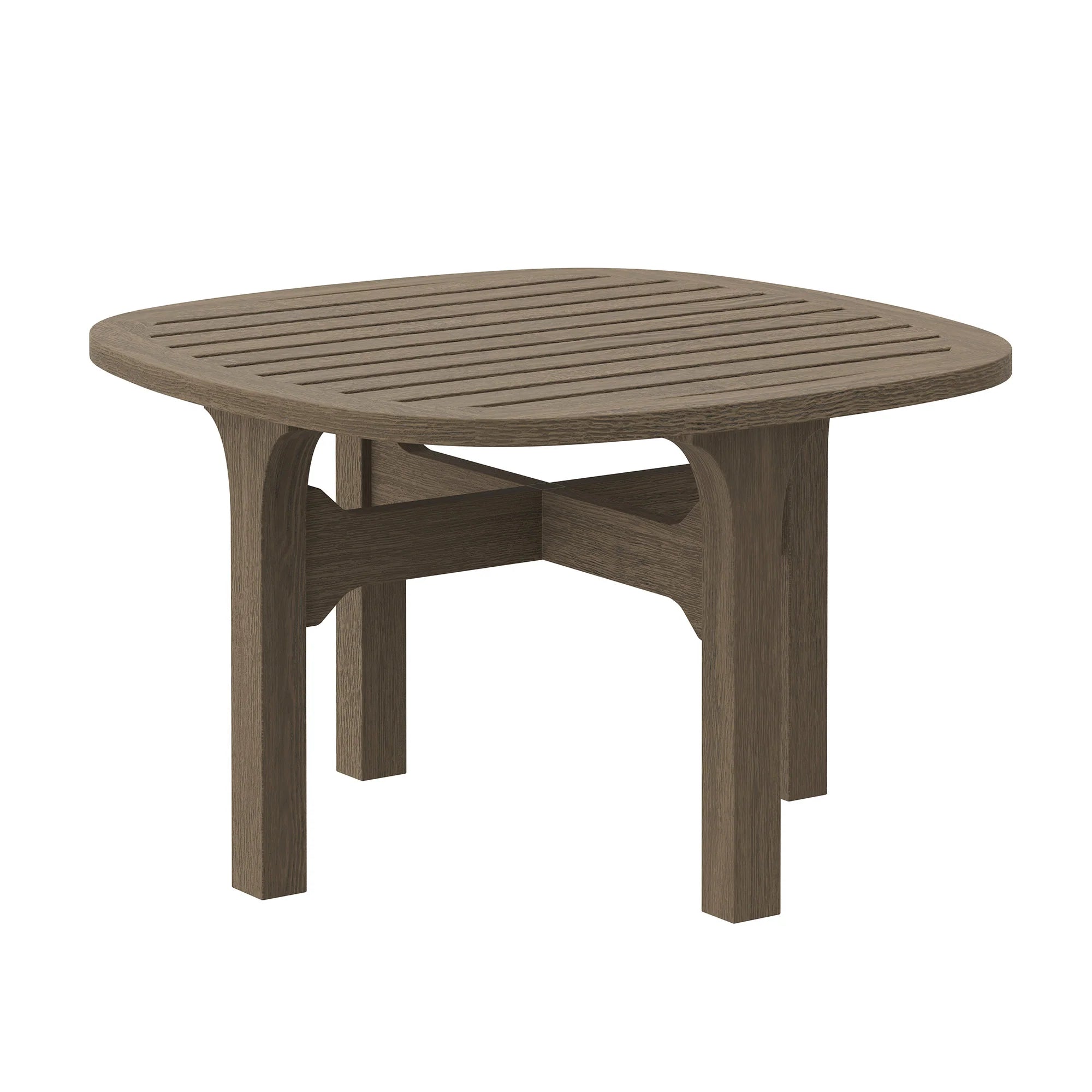 Saratoga Outdoor Teak Wood 3-Piece Chaise Lounge