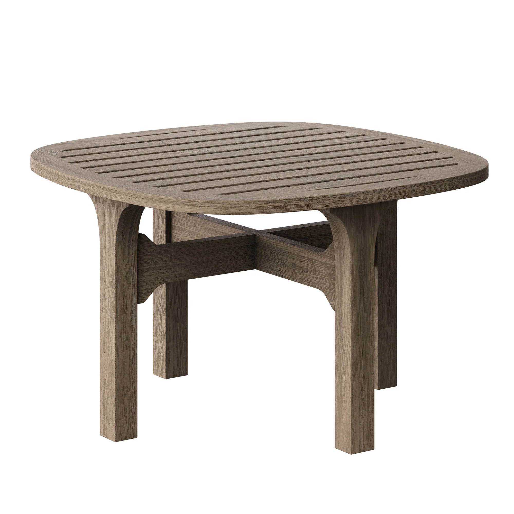Saratoga 3-Piece Outdoor Teak Wood Furniture Set with Lounge Chairs and Side Table