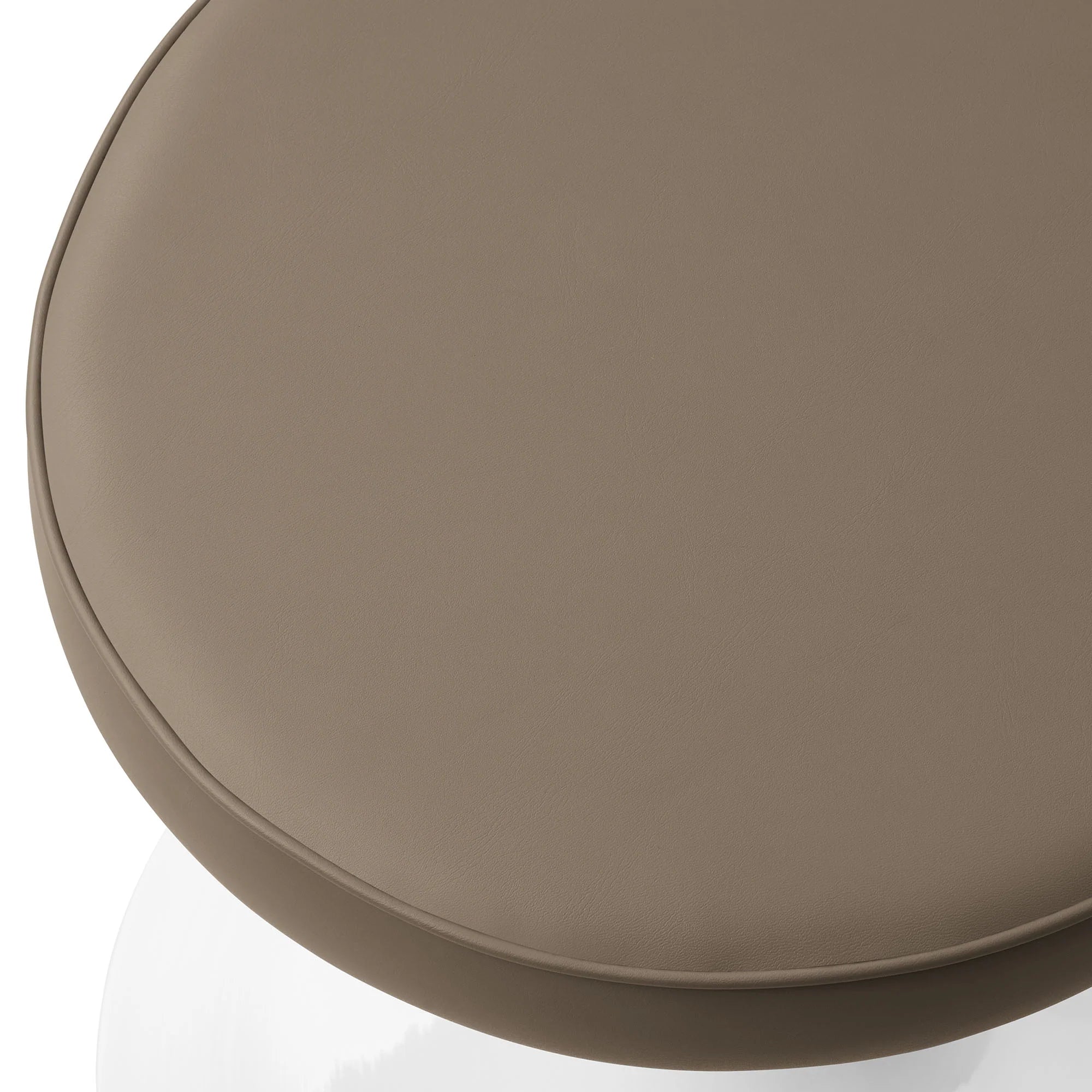 Lippa Vegan Leather Round Stool