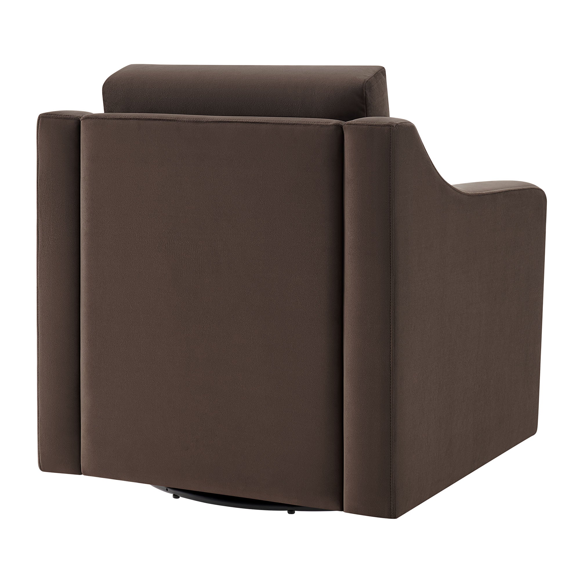 Fauteuil de salon en velours Ponder Performance 