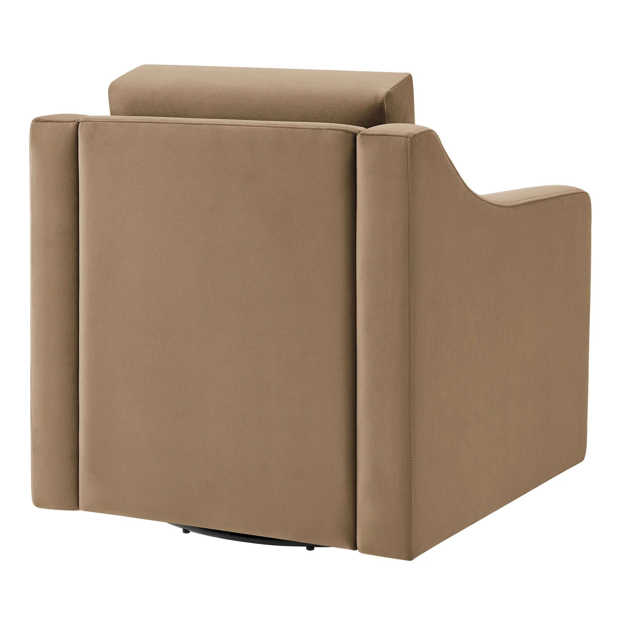Fauteuil de salon en velours Ponder Performance 