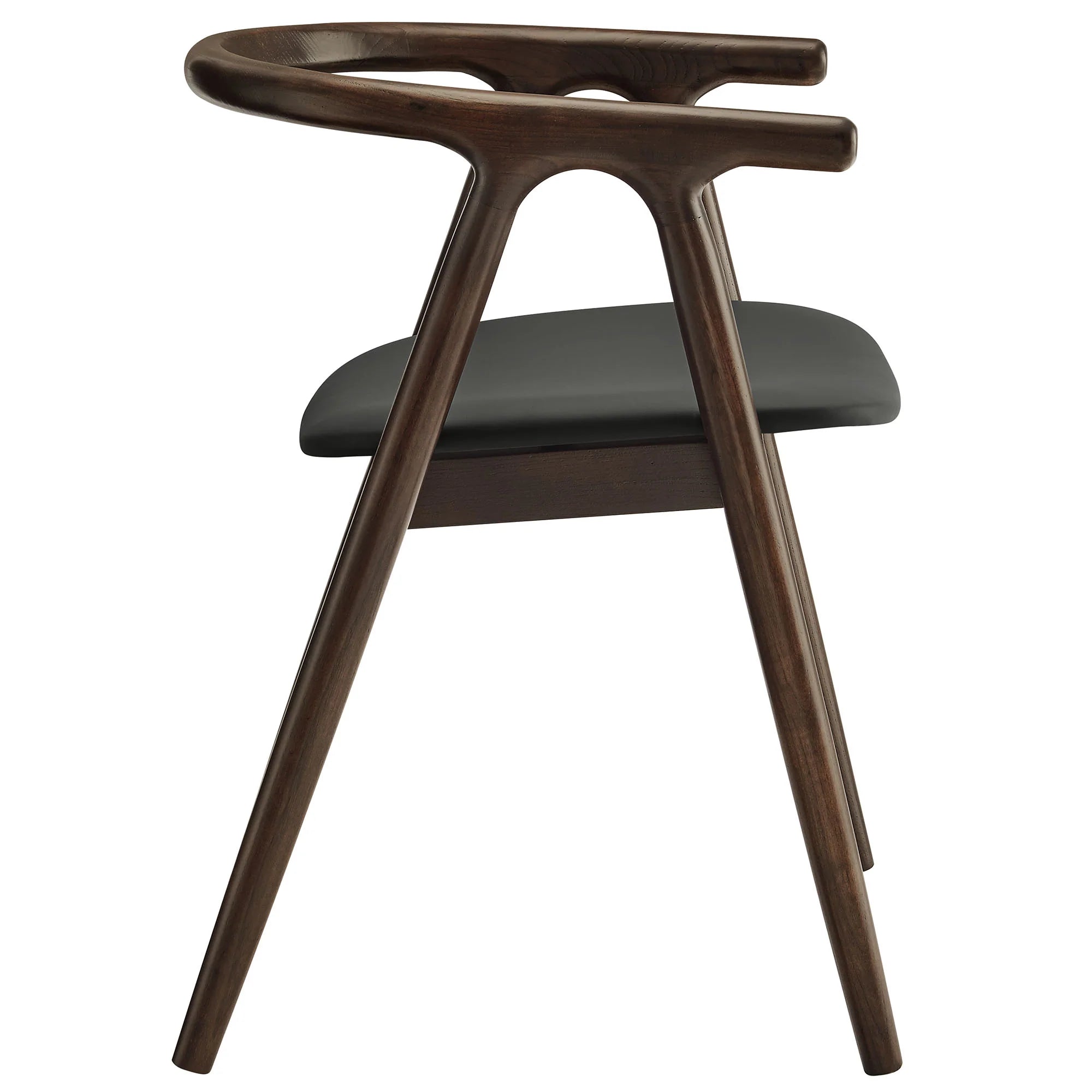 Henry Vegan Leather and Wood Dining Chair