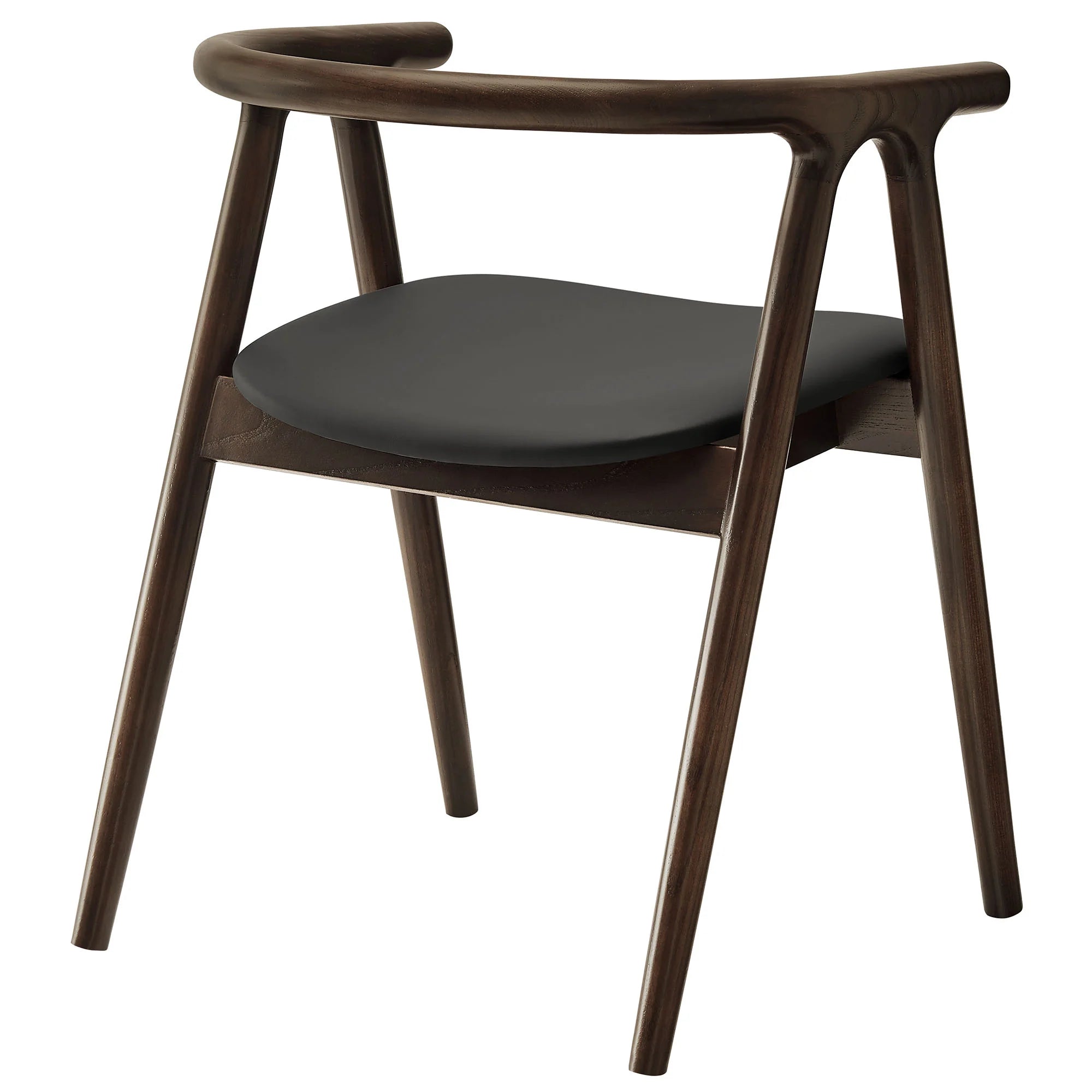 Henry Vegan Leather and Wood Dining Chair