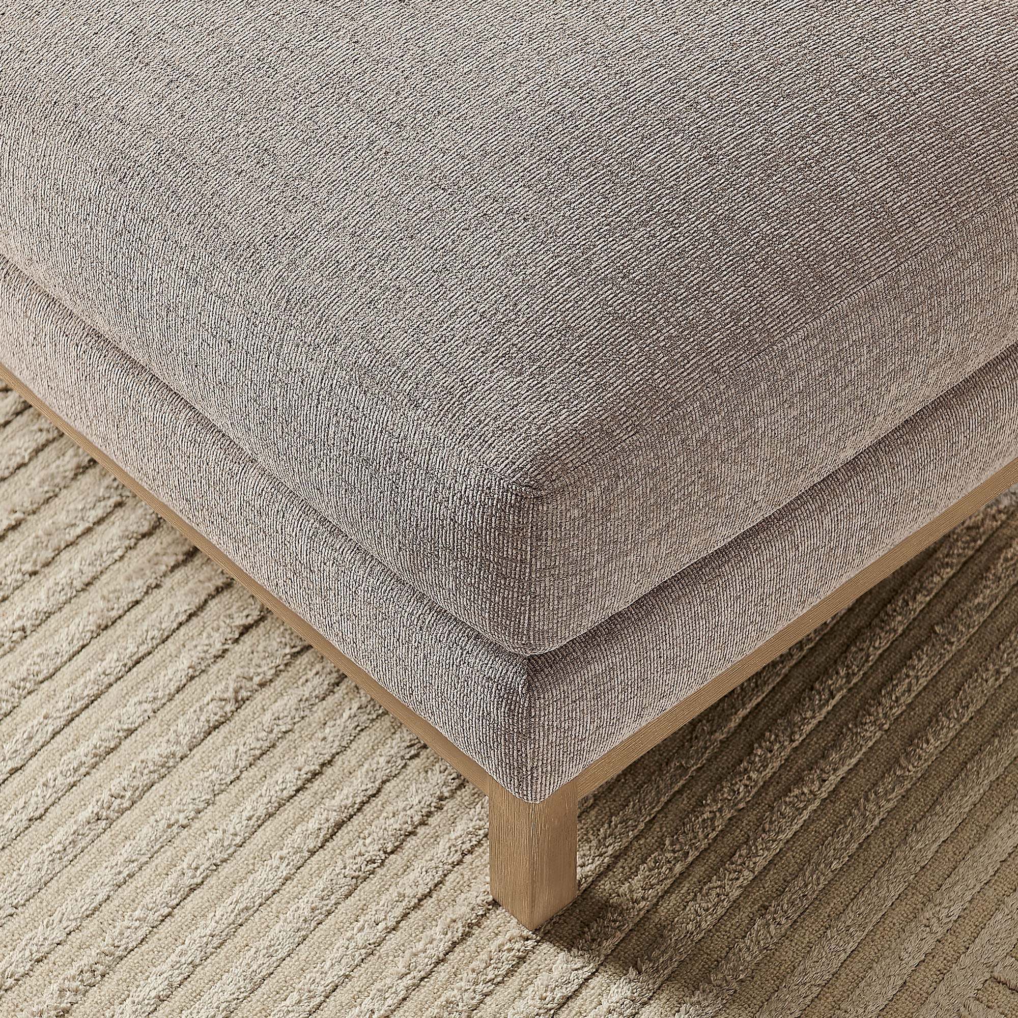 Roscoe Fabric Ottoman