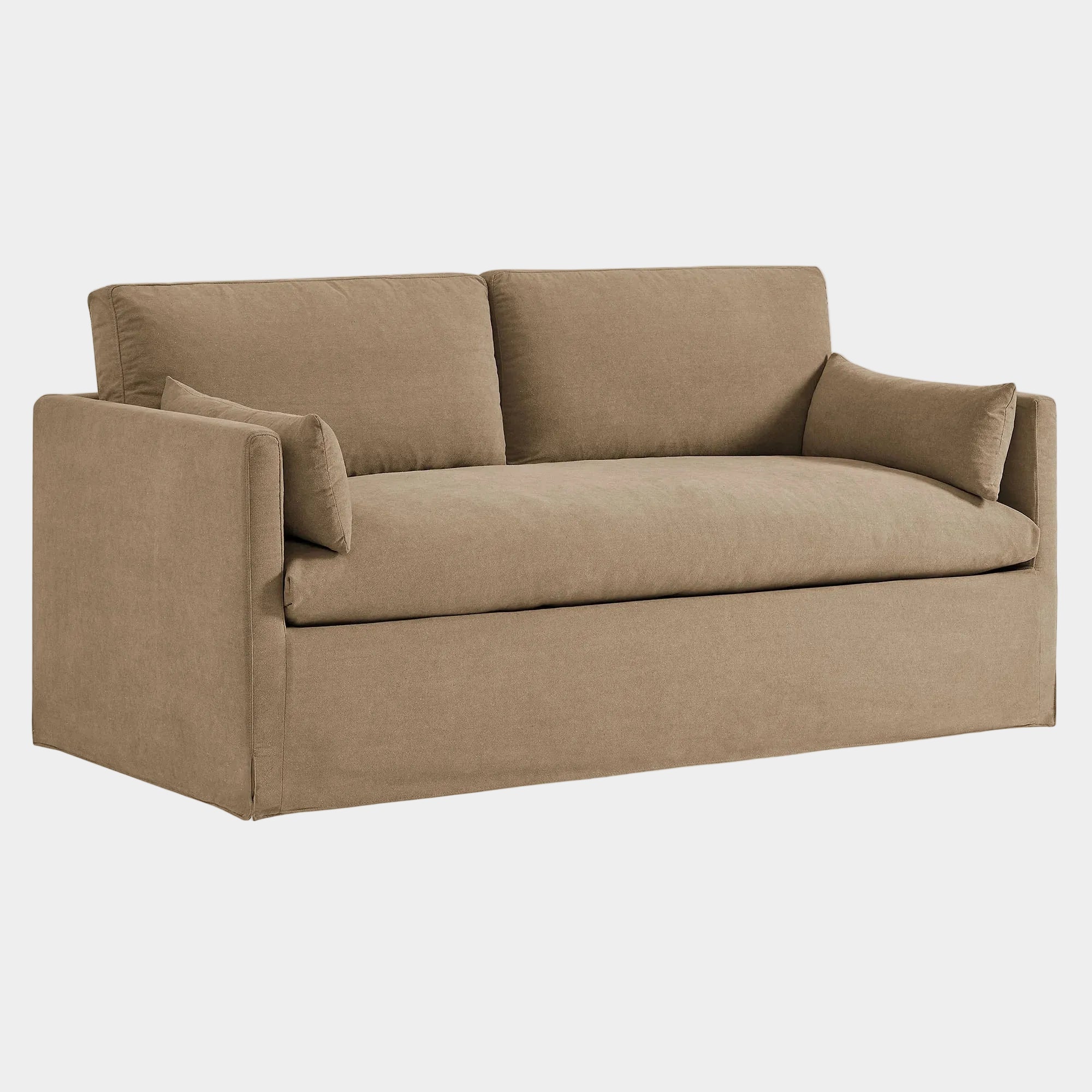 Wellfleet Slipcovered Linen-Blend Loveseat