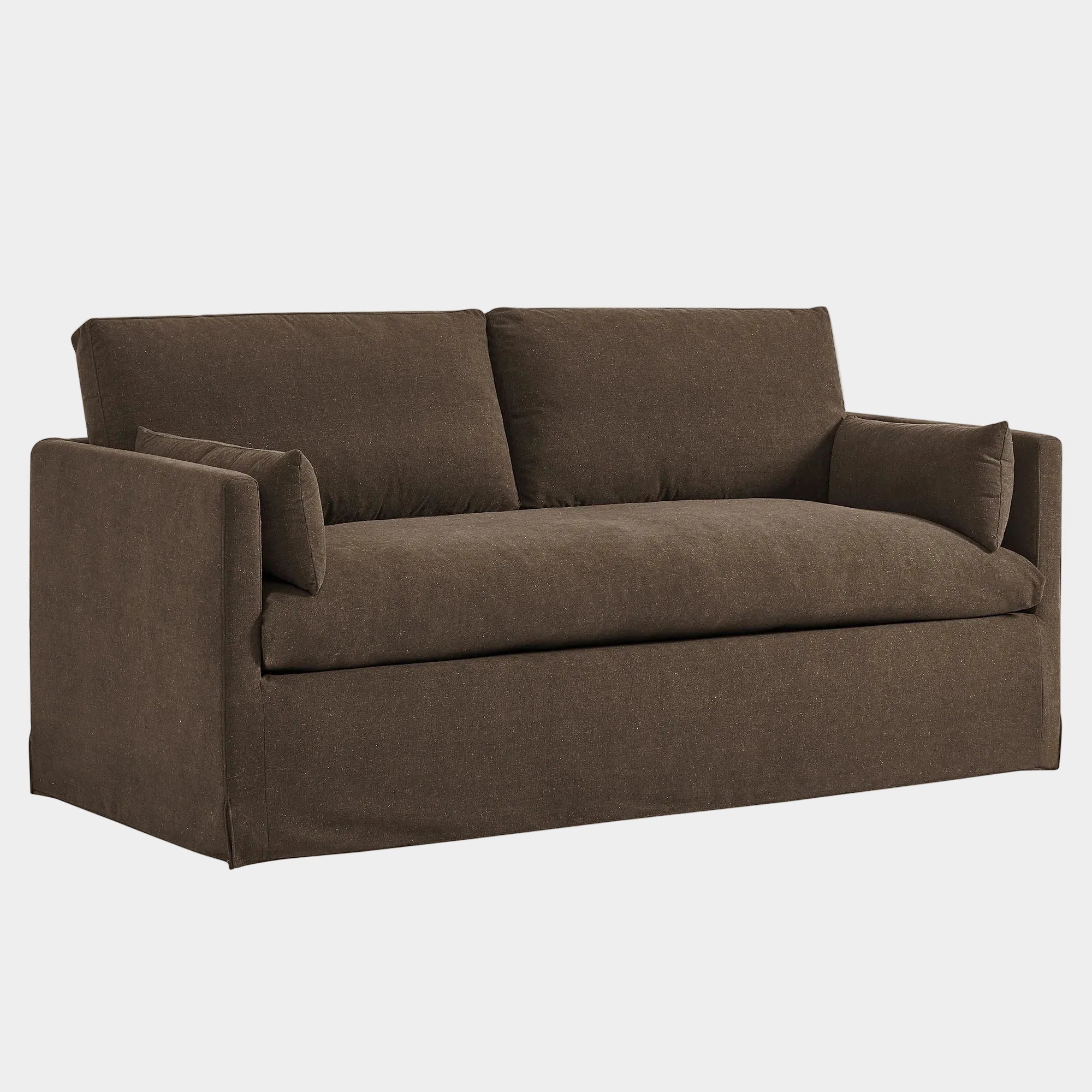 Wellfleet Slipcovered Linen-Blend Loveseat