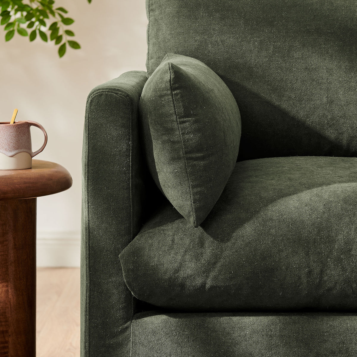 Wellfleet Slipcovered Linen-Blend Armchair