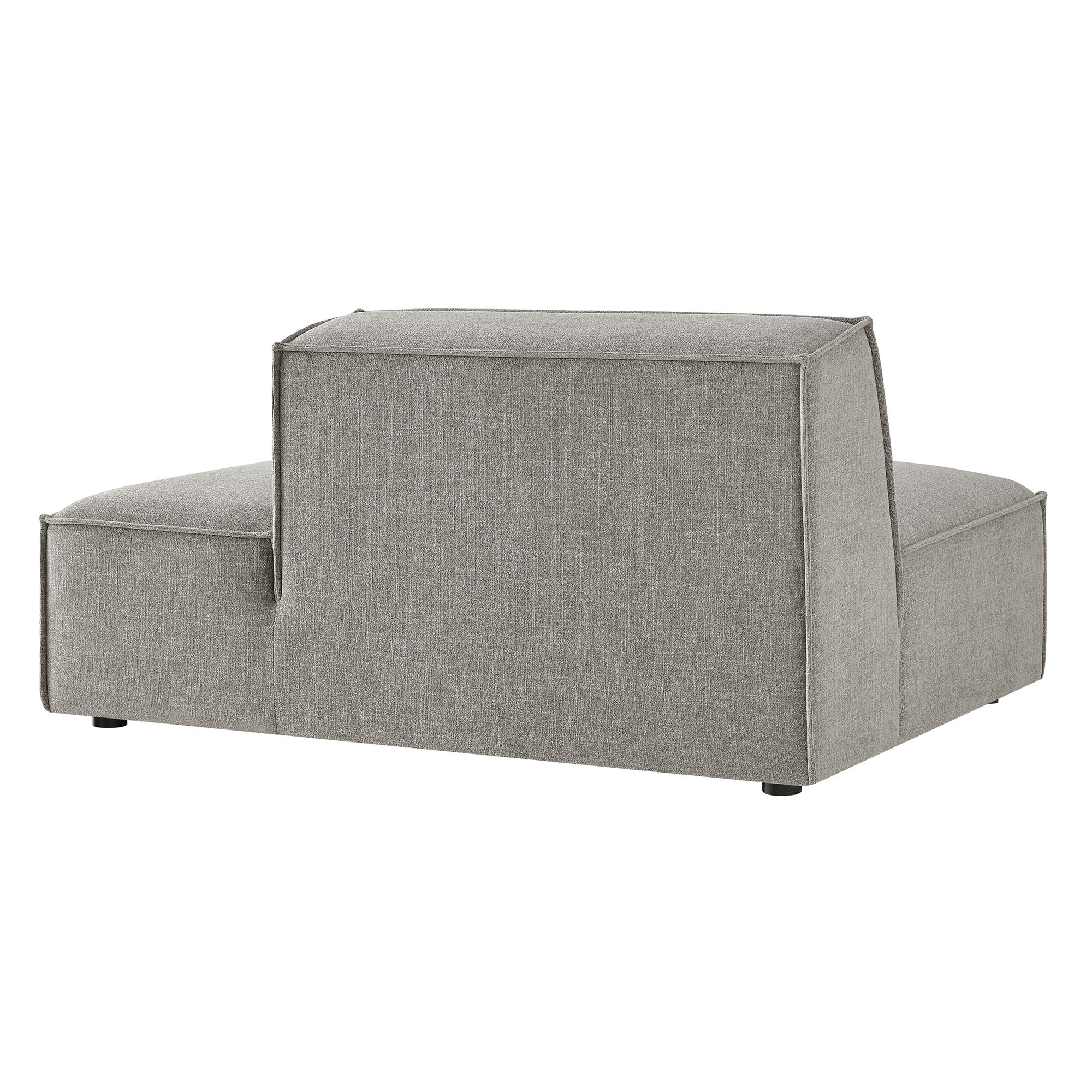 Restore Performance Fabric Upholstered Right-Facing Armless Modular Chaise