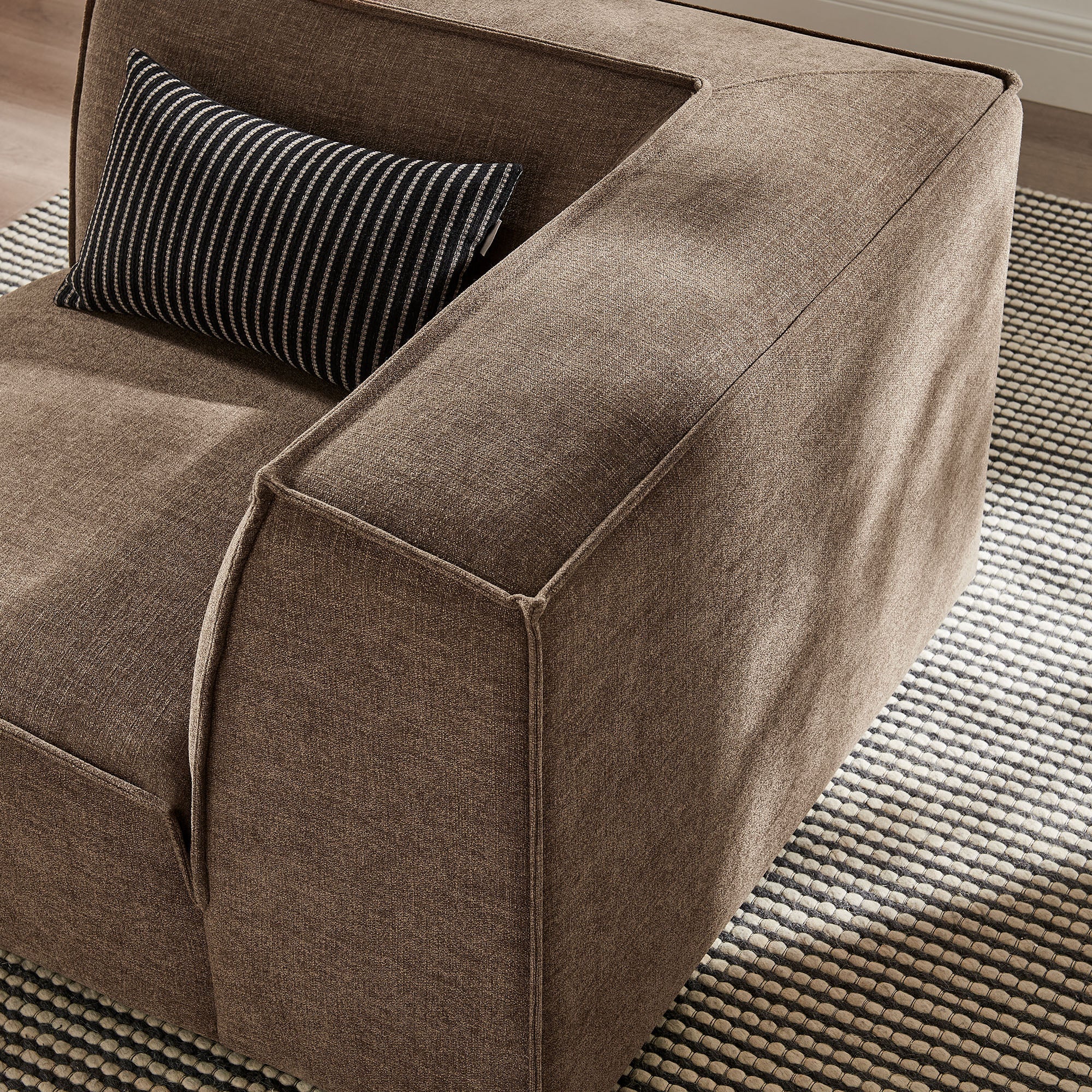 Restore Performance Fabric Upholstered Modular Corner Chair