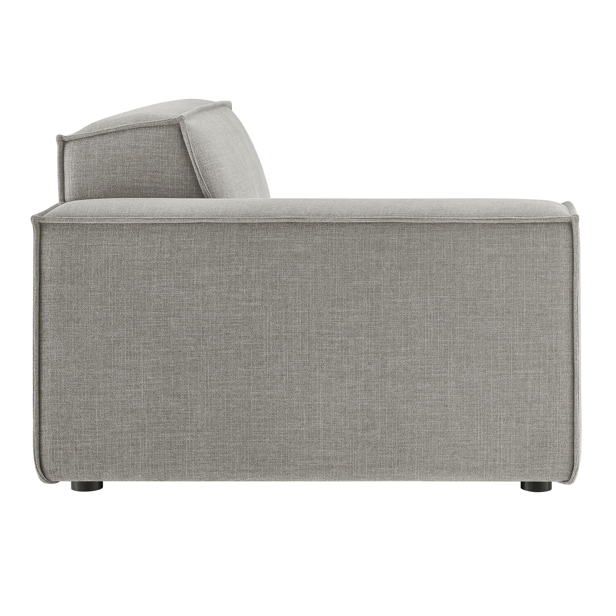 Restore Performance Fabric Upholstered Left-Facing Modular Lounge Chair