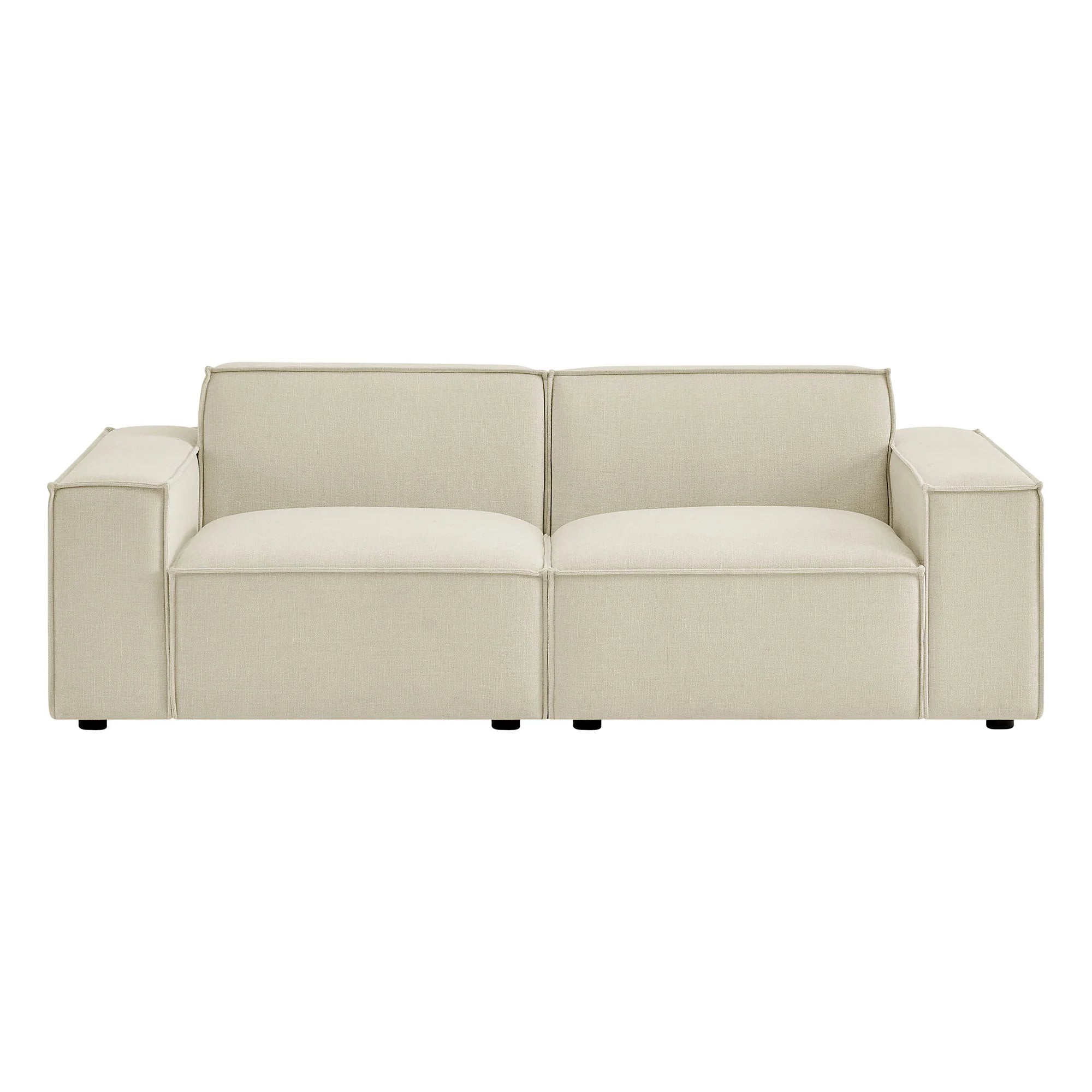 Restore 2-Piece Performance Fabric Upholstered Modular Loveseat