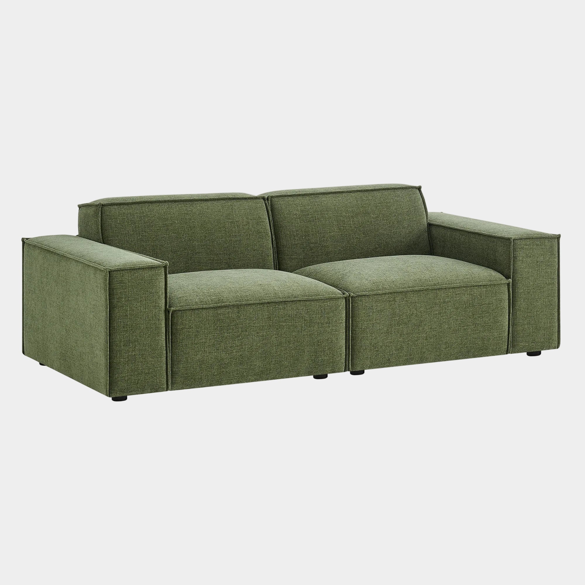 Restore 2-Piece Performance Fabric Upholstered Modular Loveseat