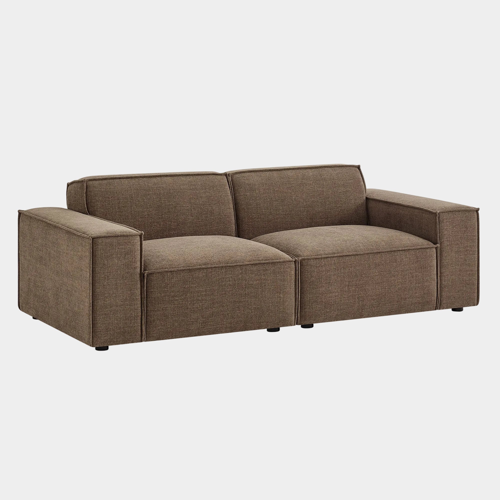 Restore 2-Piece Performance Fabric Upholstered Modular Loveseat