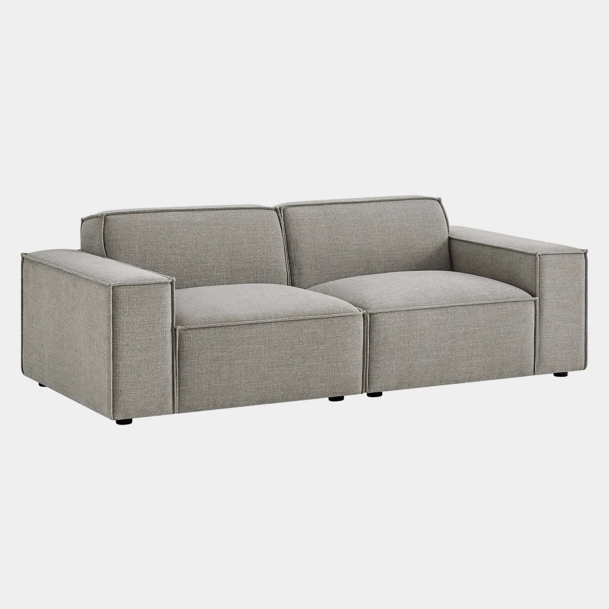Restore 2-Piece Performance Fabric Upholstered Modular Loveseat
