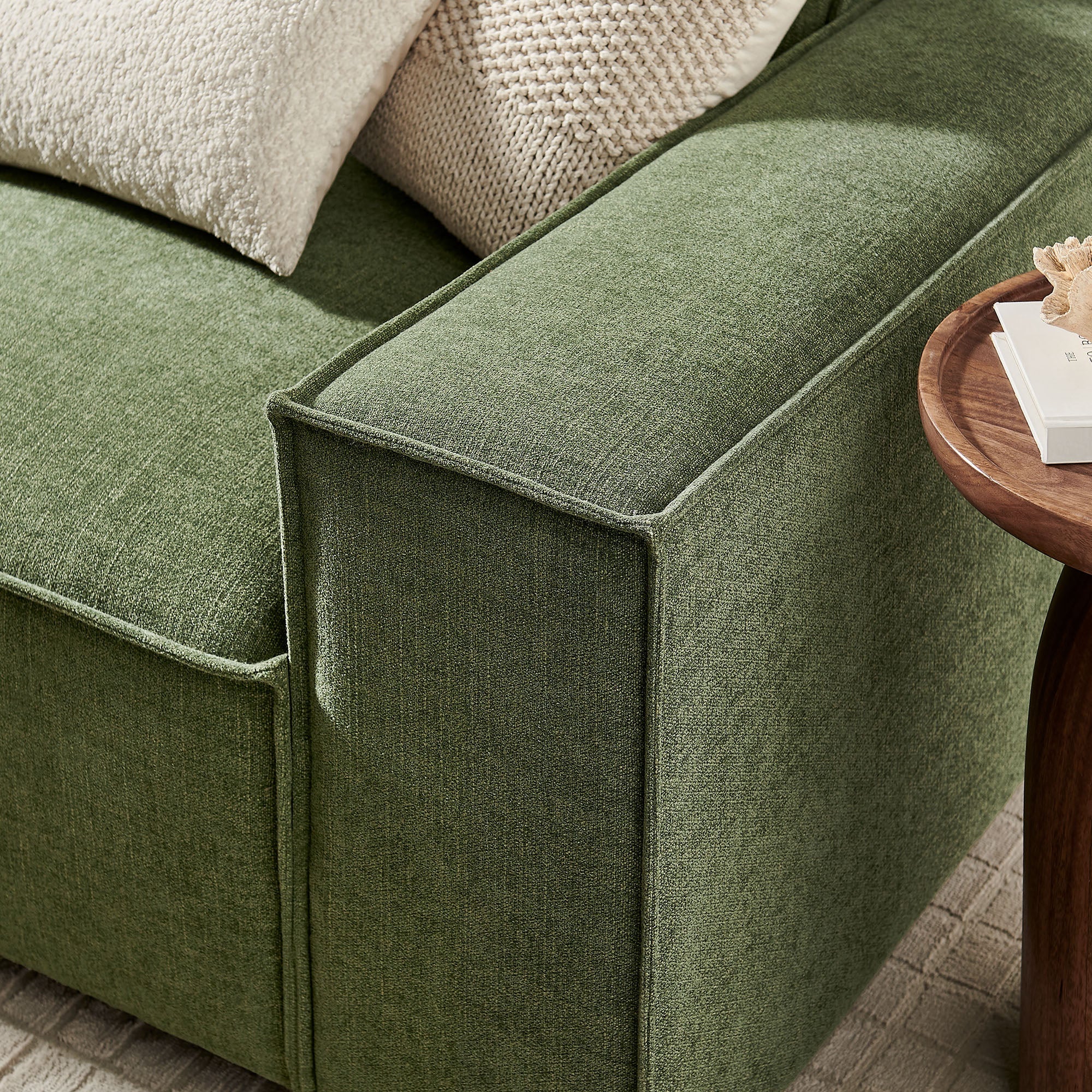 Restore 3-Piece Performance Fabric Upholstered Modular Sofa Set
