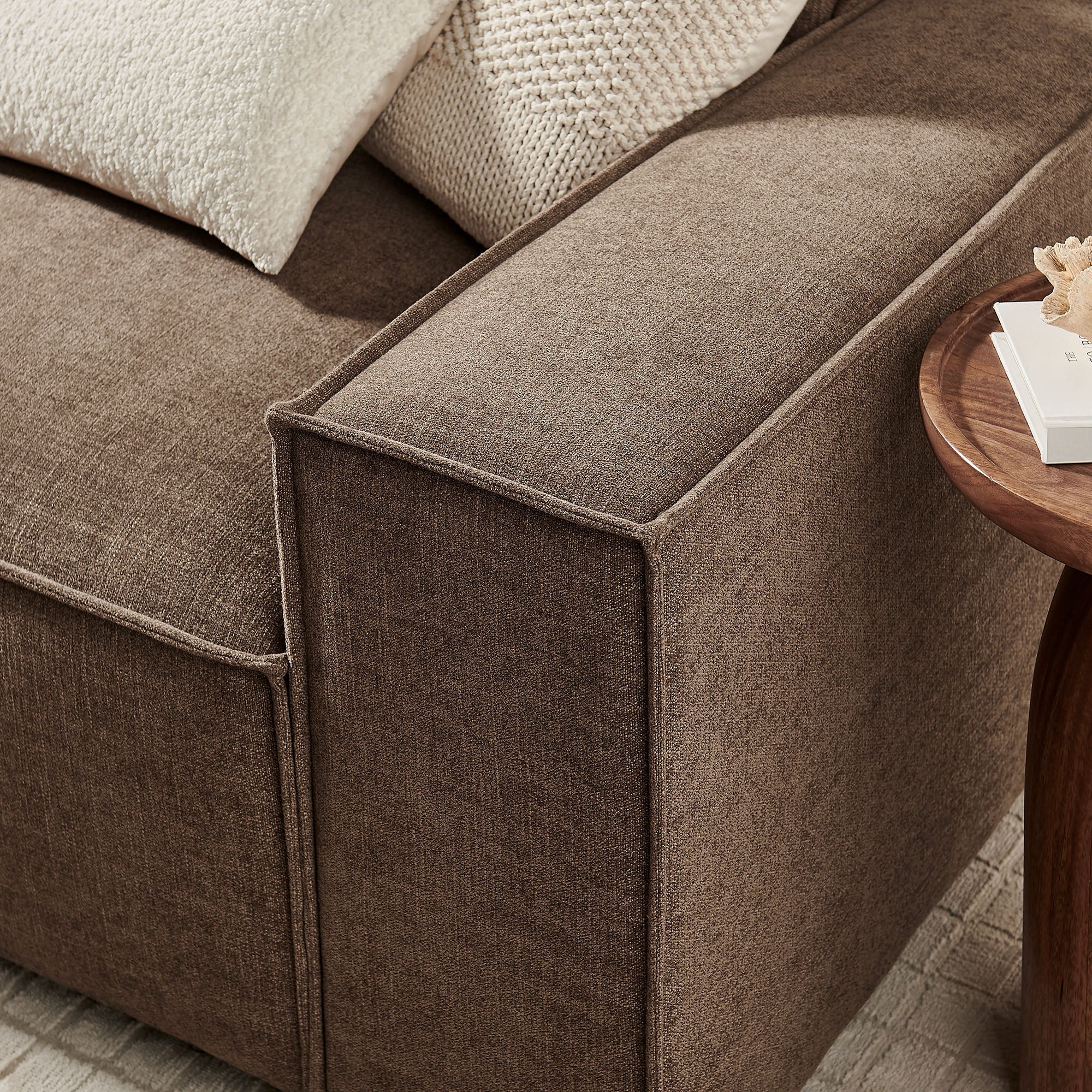 Restore 3-Piece Performance Fabric Upholstered Modular Sofa Set