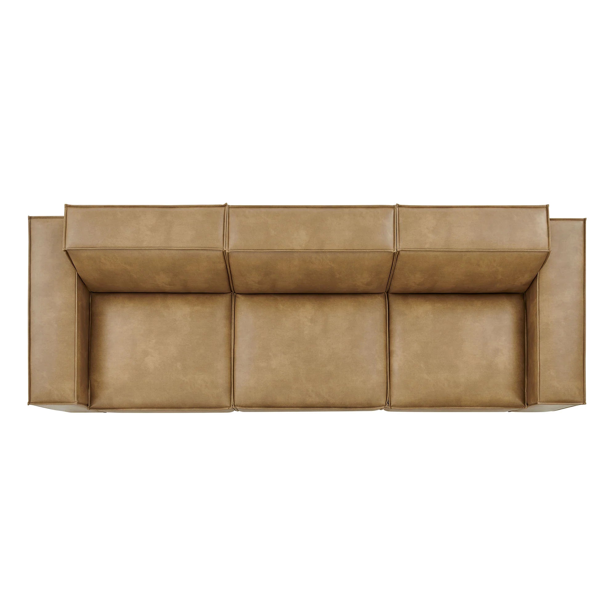 Restore 3-Piece Vegan Leather Modular Sofa Set
