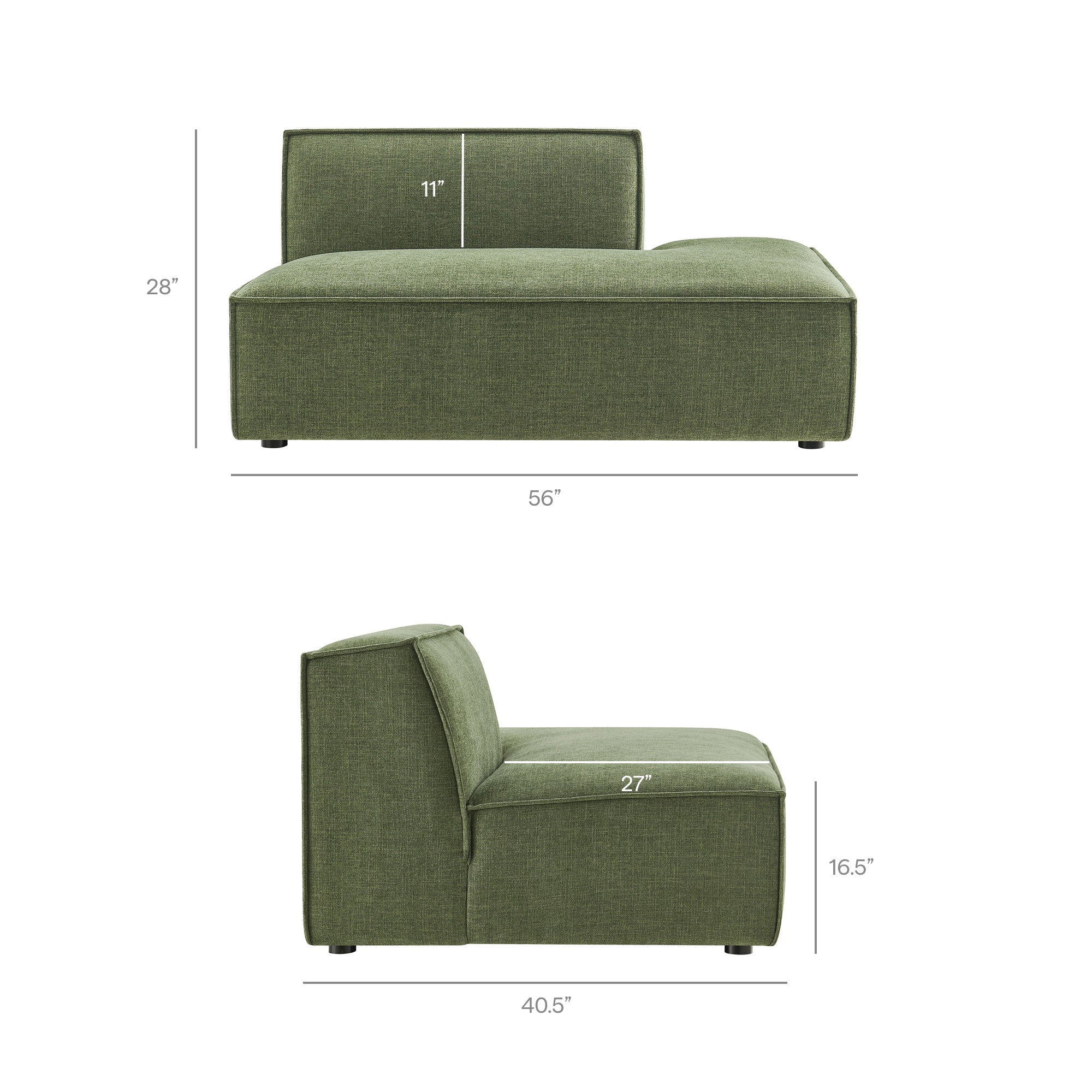 Restore 6-Piece Performance Fabric Upholstered U-Shaped Sectional Sofa
