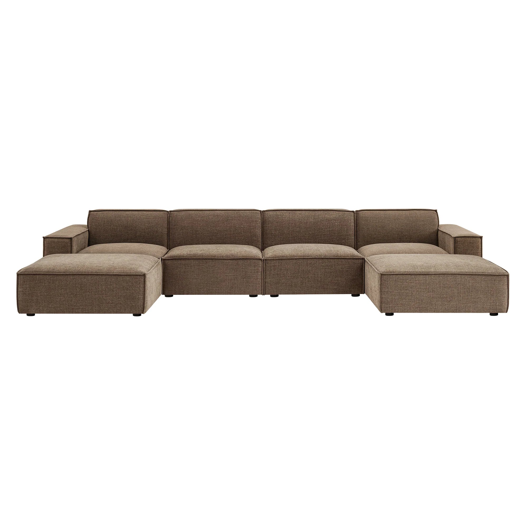 Restore 6-Piece Performance Fabric Upholstered Modular Sectional Sofa