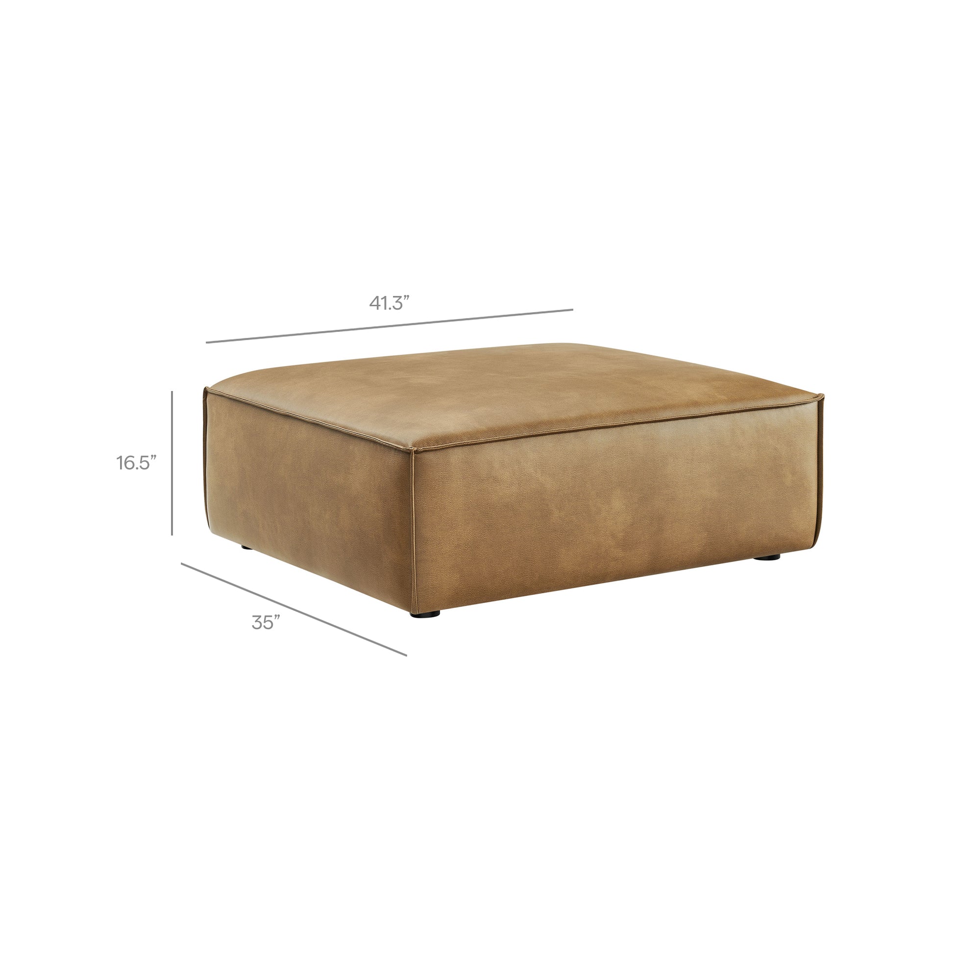 Restore 6-Piece Vegan Leather Modular Sectional Sofa